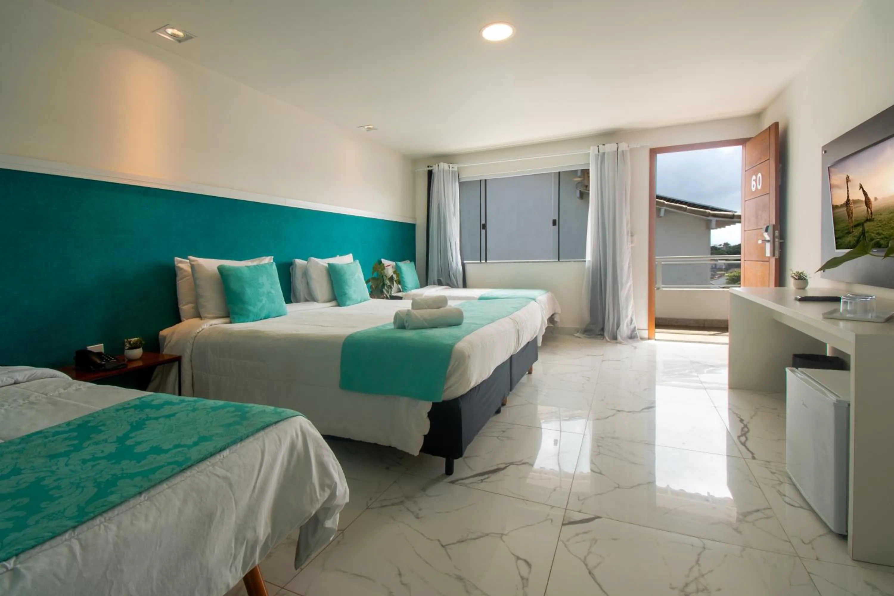 Bed in Pousada Aroma do Mar by Latitud Hoteles