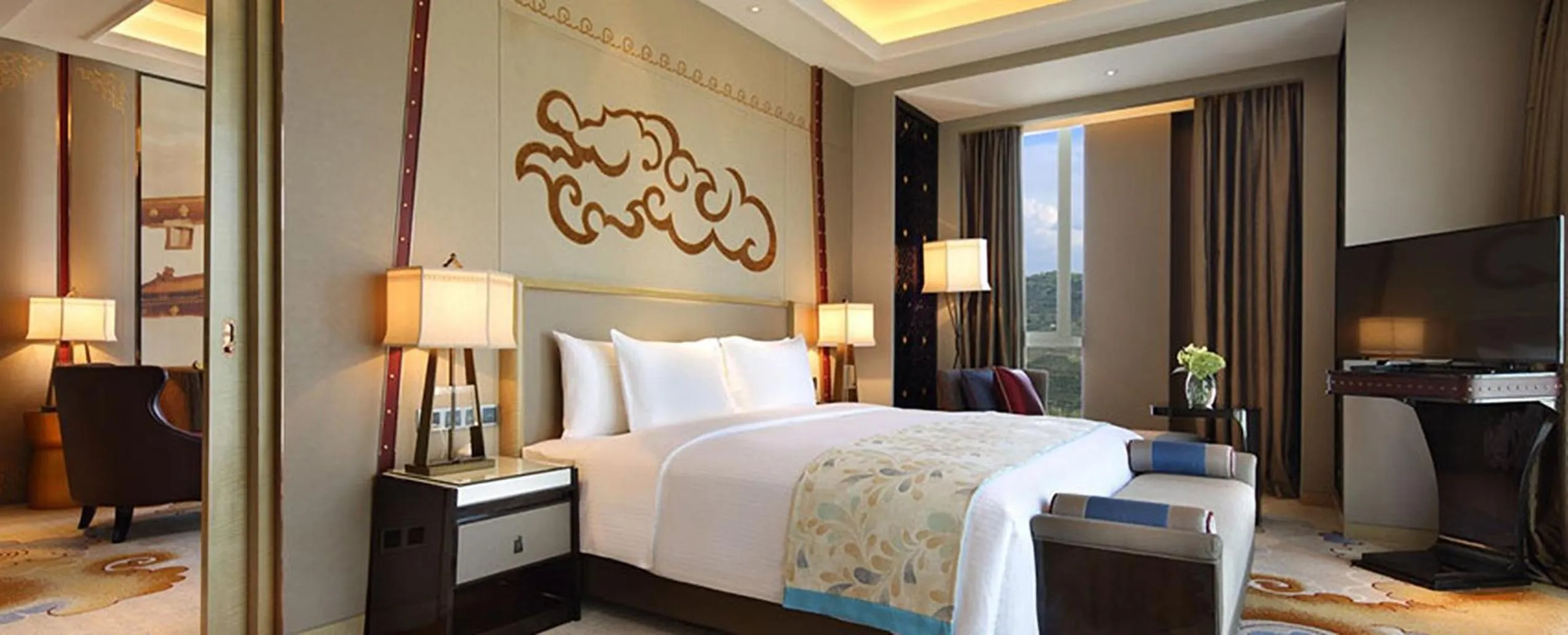 Bedroom, Bed in Wanda Vista Xining