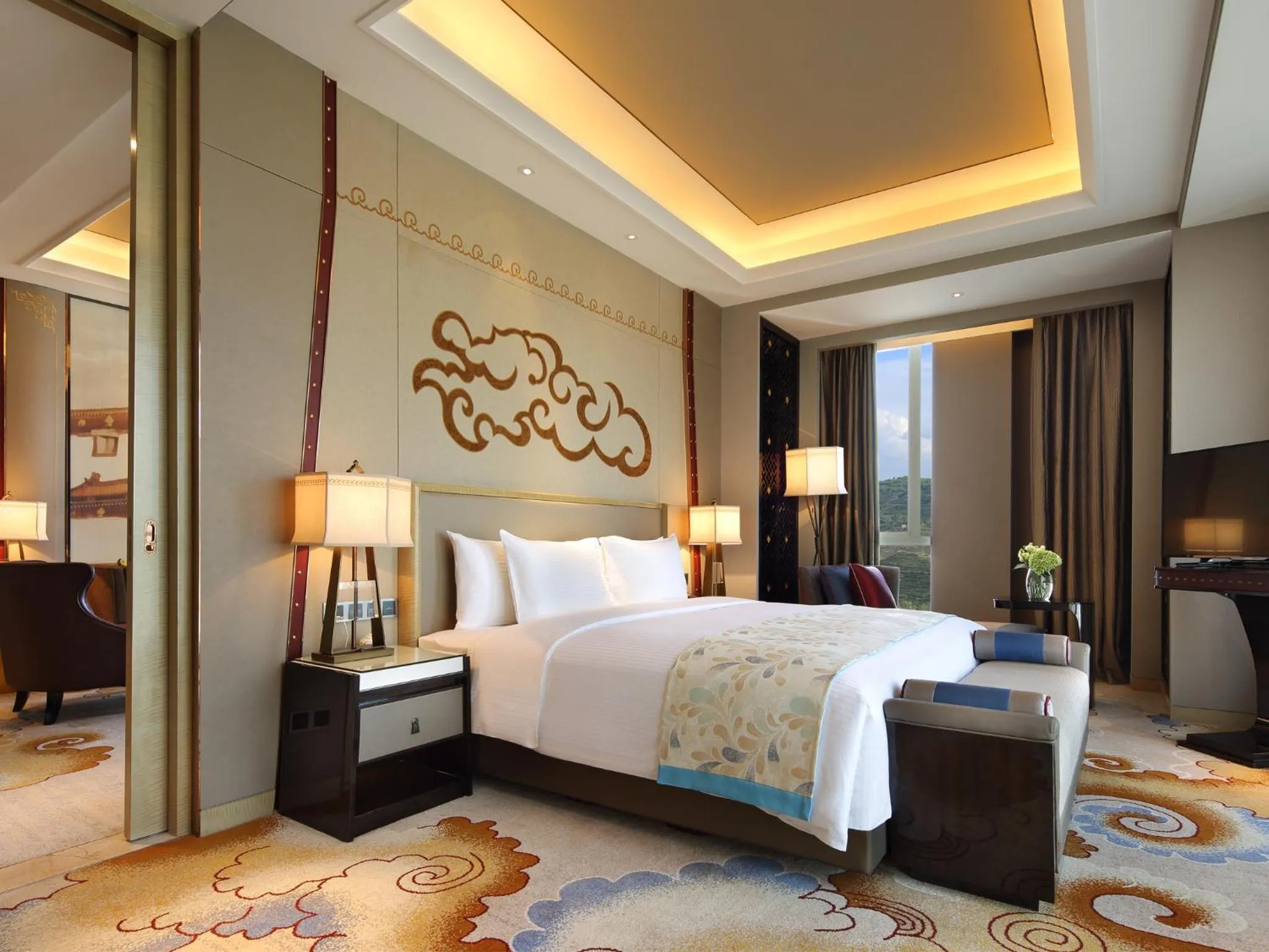Property building, Bed in Wanda Vista Xining