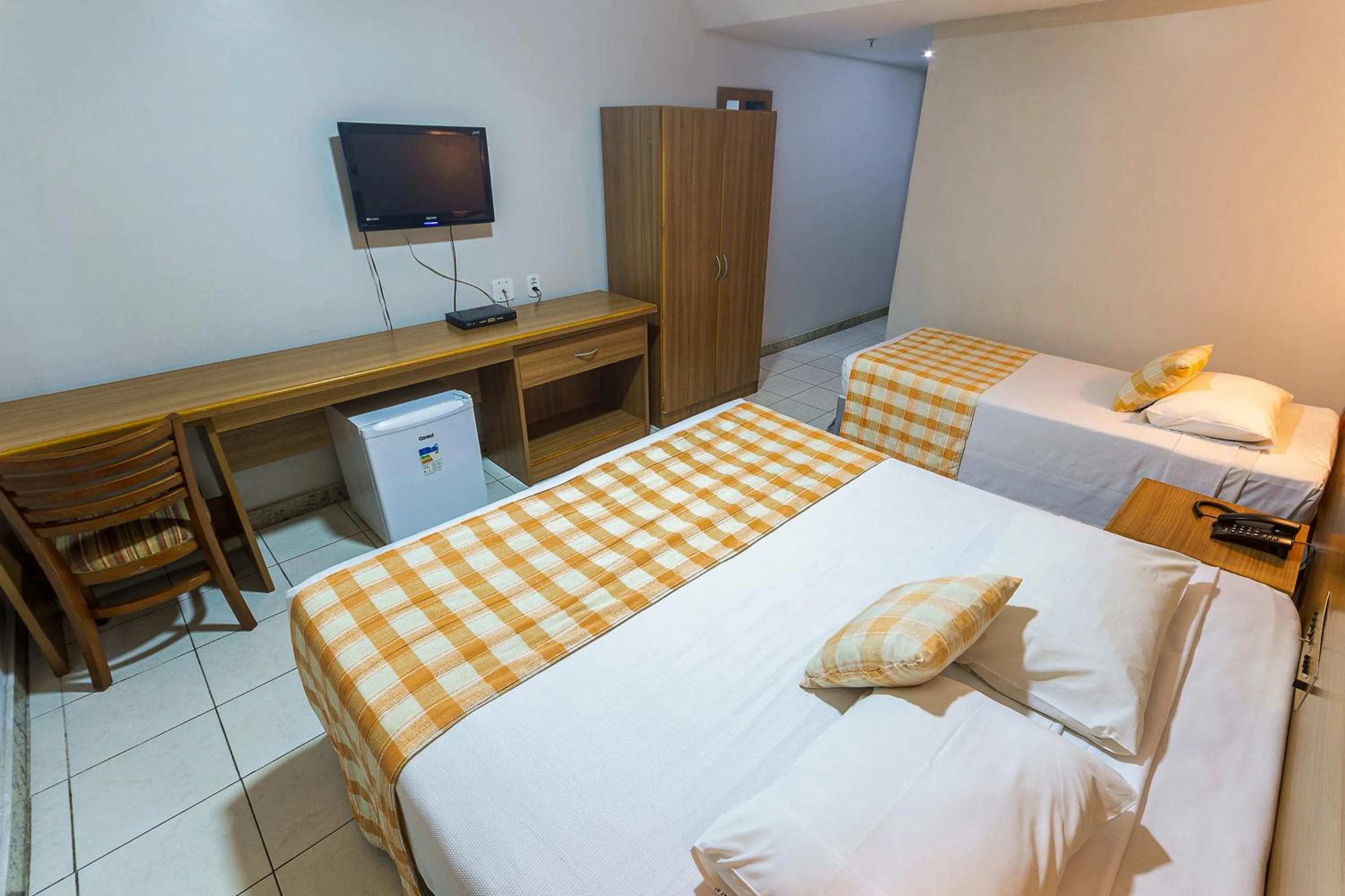 Bedroom, Bed in Hotel Golden Park Rio de Janeiro Aeroporto By Nacional Inn