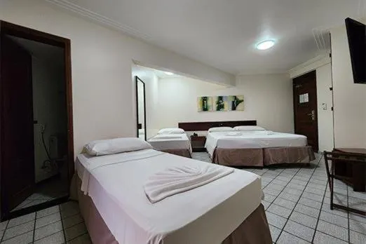 Bed in Pizzato Praia Hotel