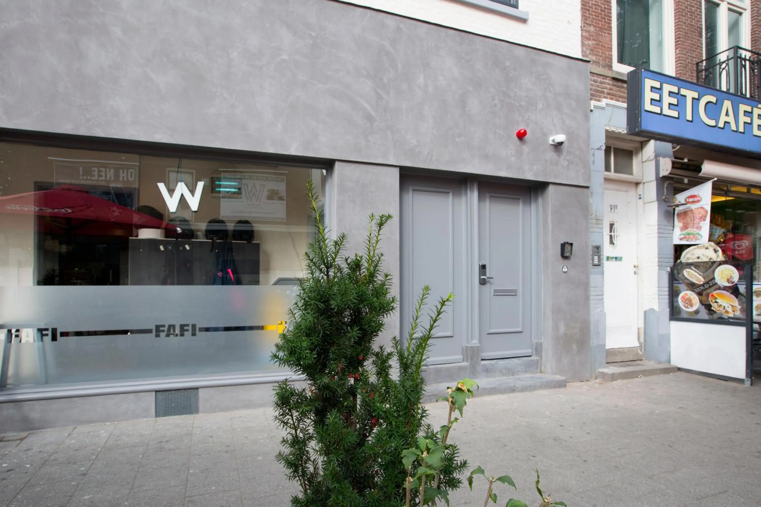 Facade/entrance in De With Studio's