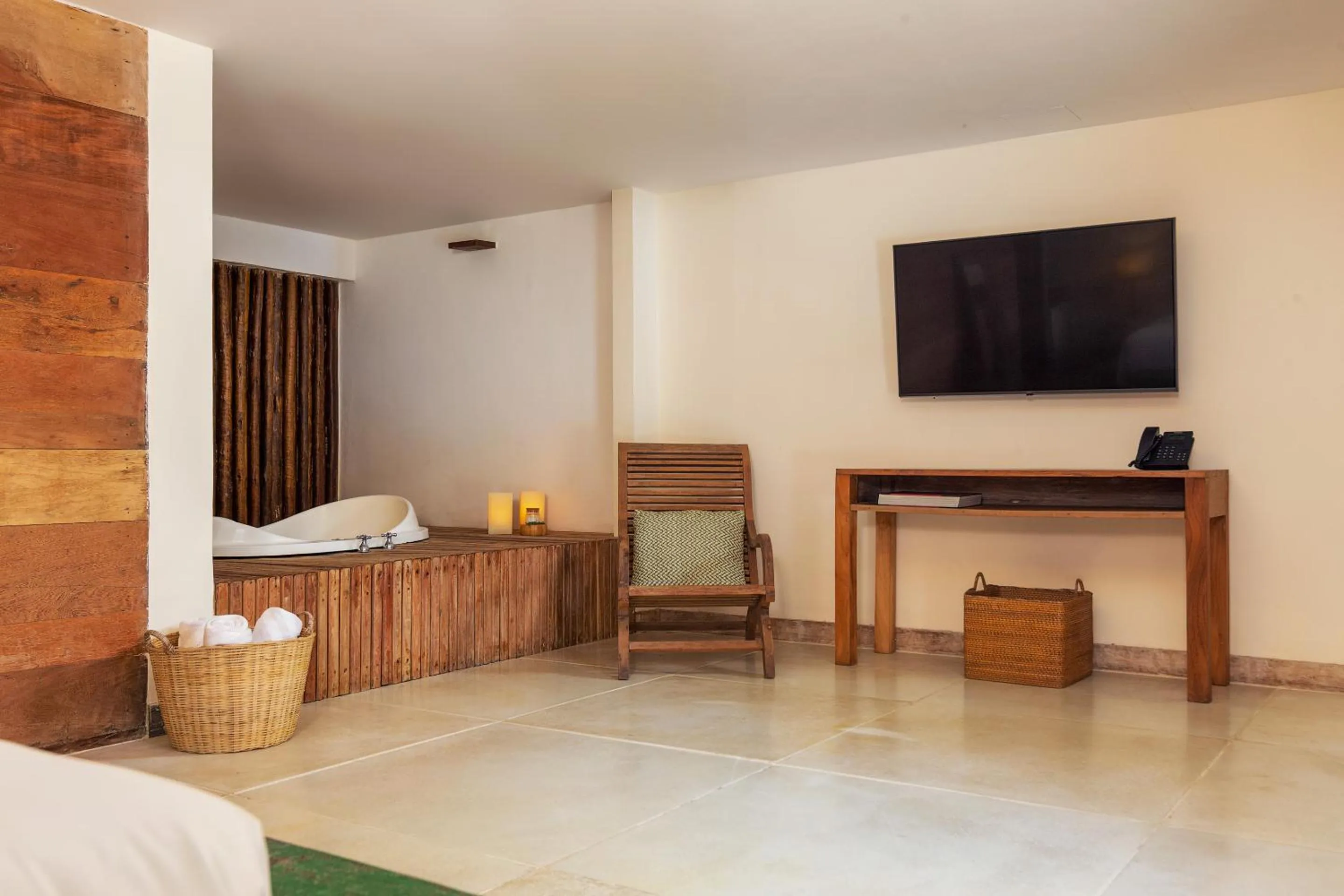 TV and multimedia, Bed in Villa Rasa