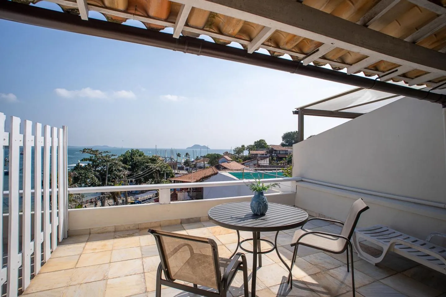 Balcony/Terrace in Pousada Baía Bonita