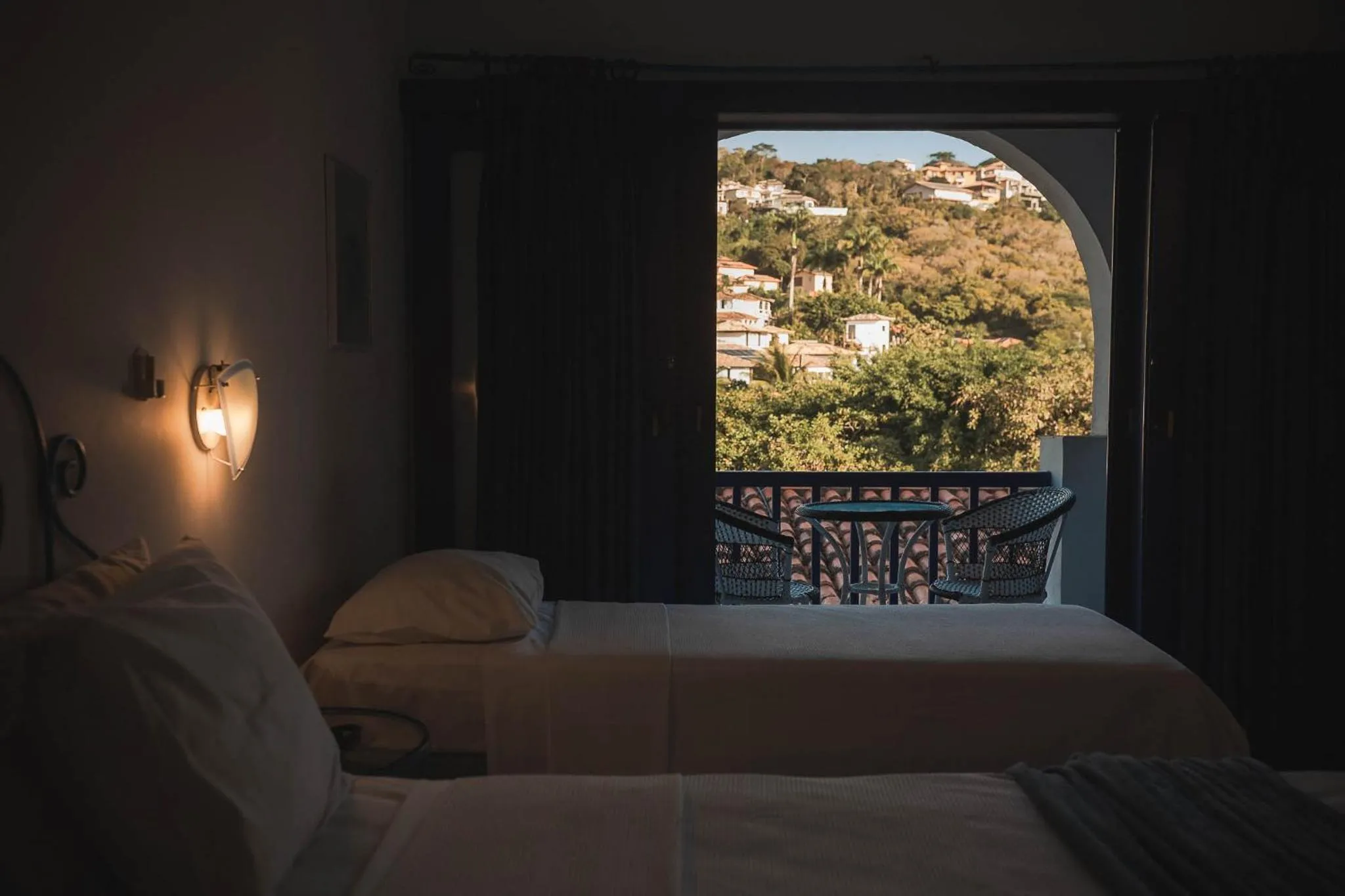 Bed in Colonna Park Hotel