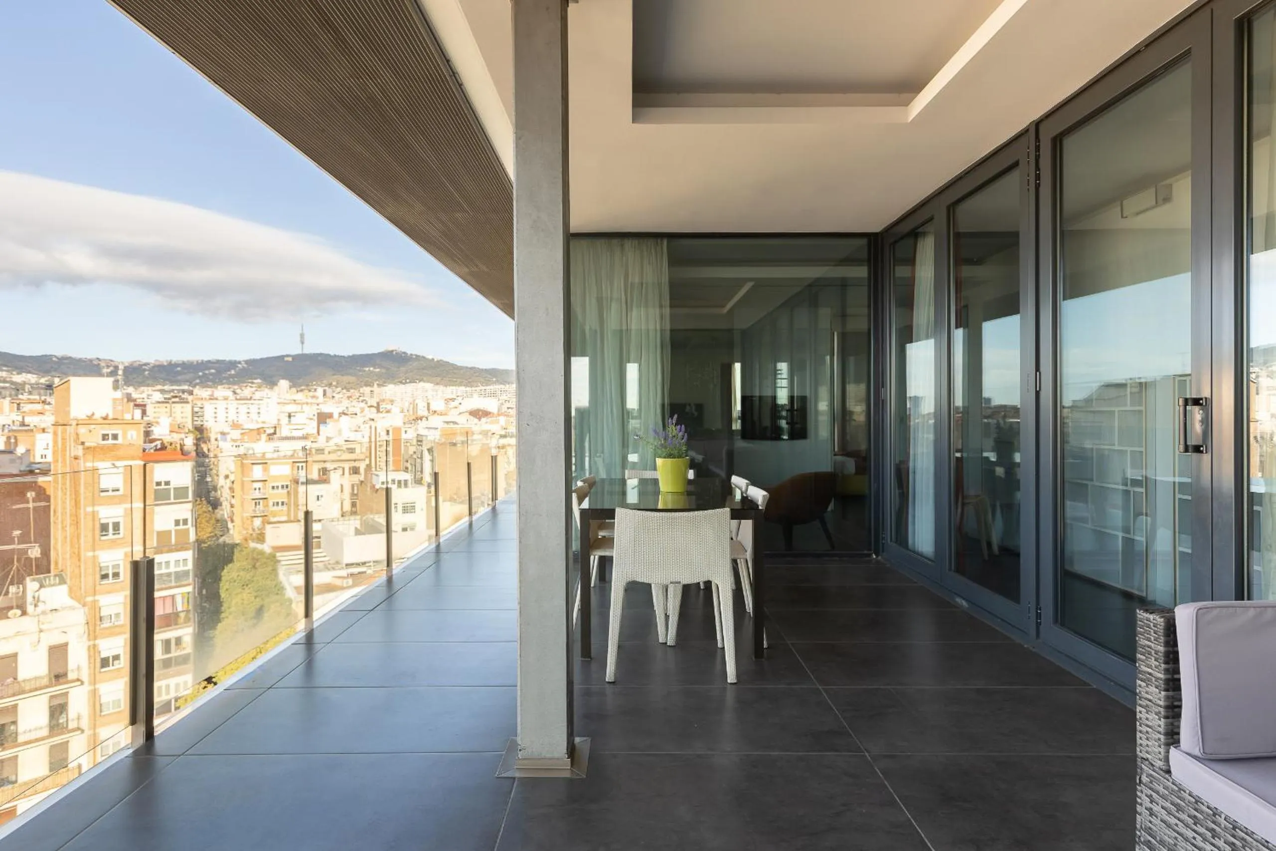 Balcony/Terrace in Cosmo Apartments Sants