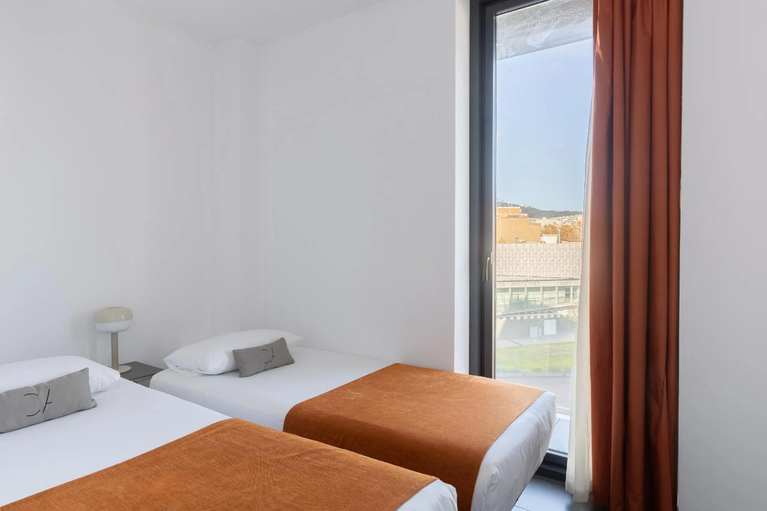 Bed in Cosmo Apartments Sants