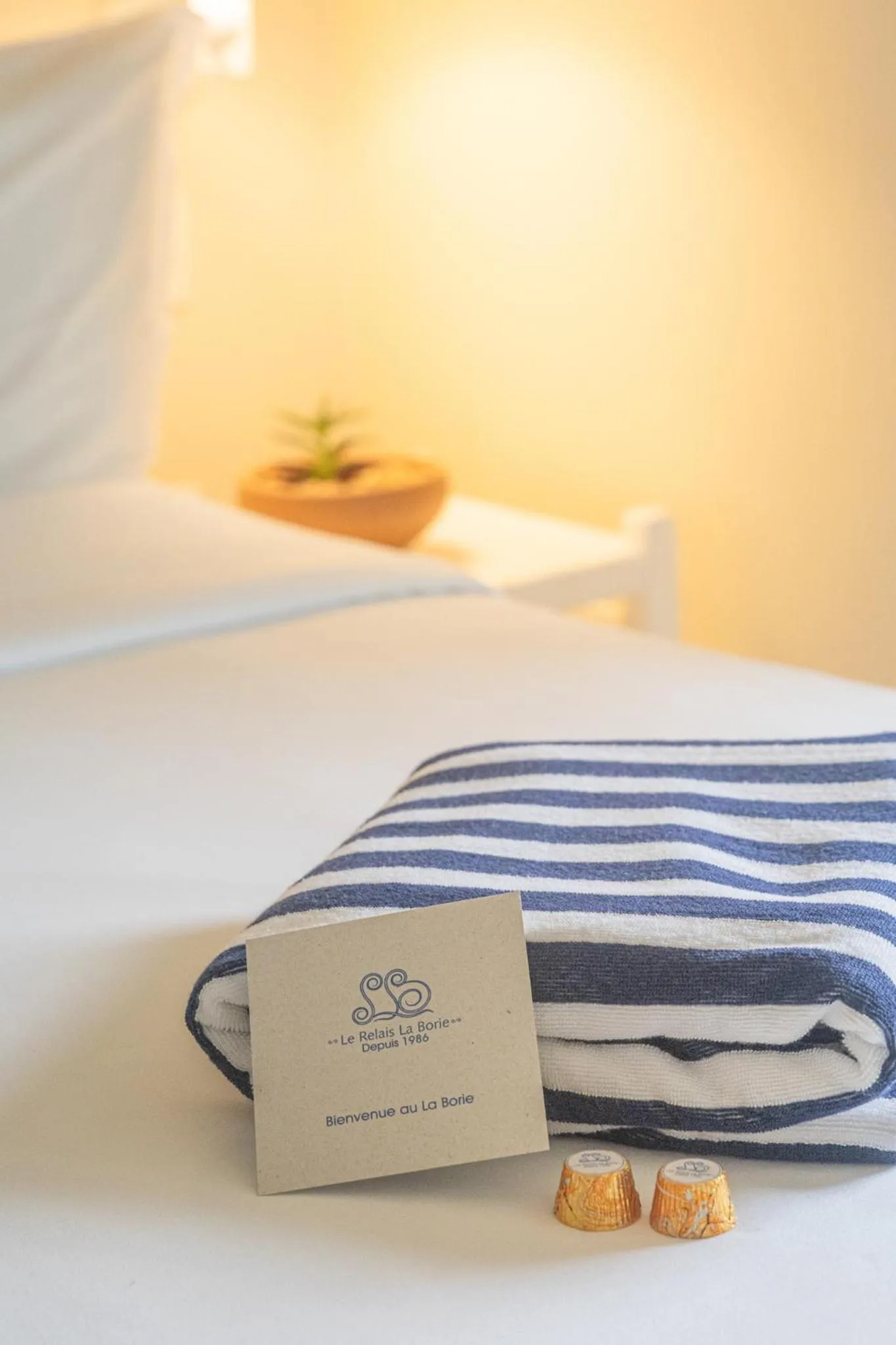 Bed in Le Relais La Borie