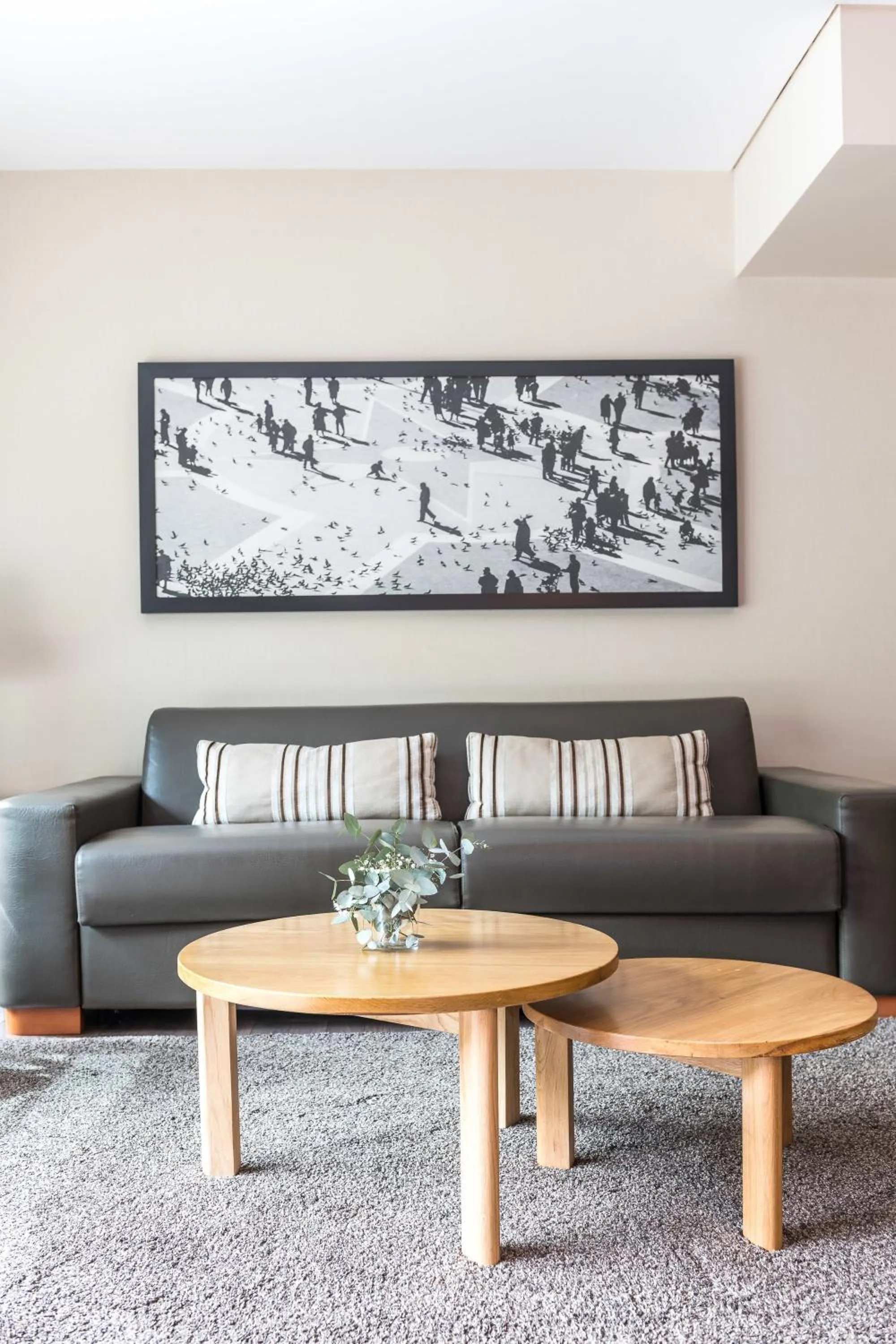 Living room in Casp 74 Apartments