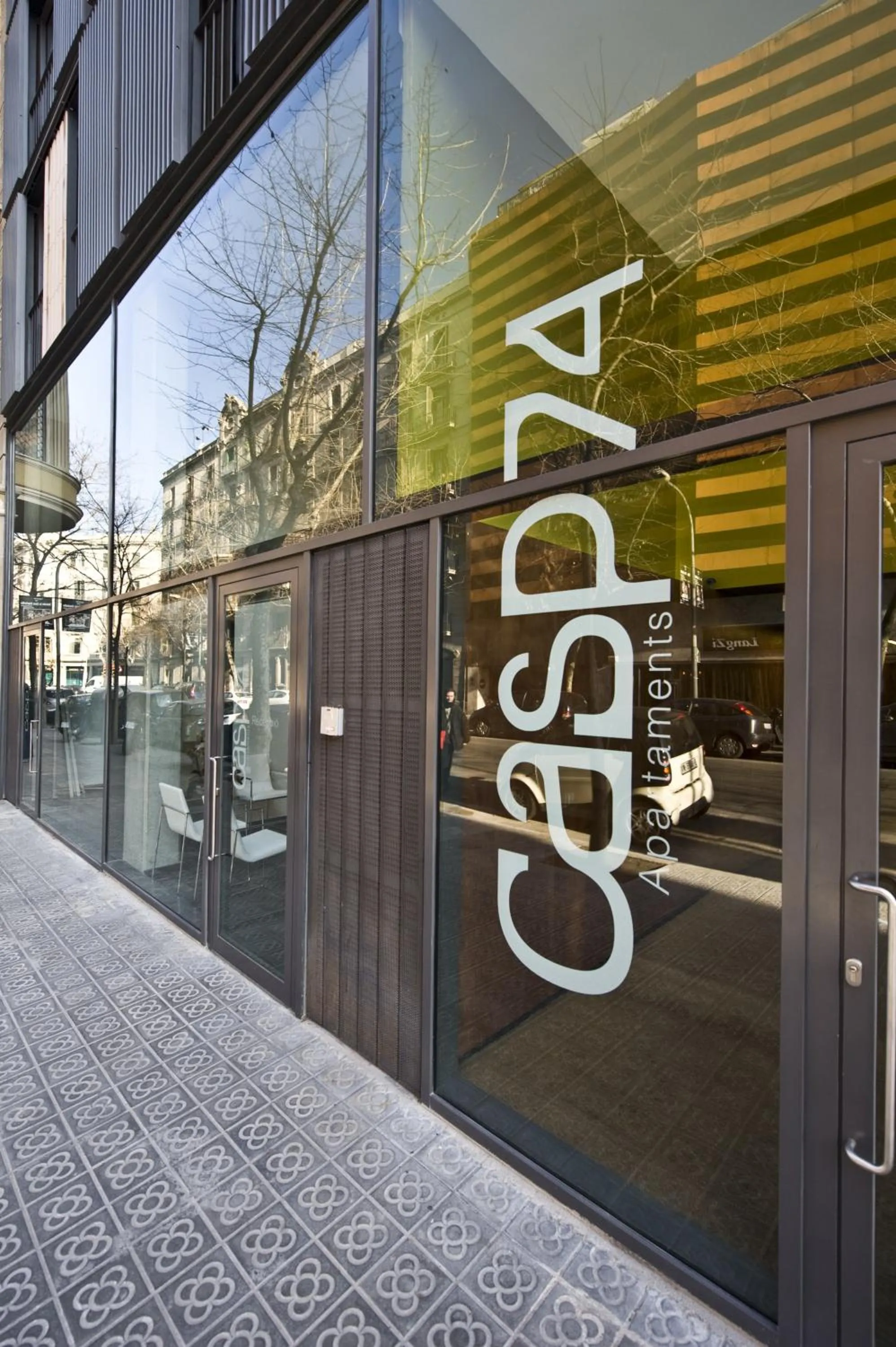 Facade/entrance in Casp 74 Apartments