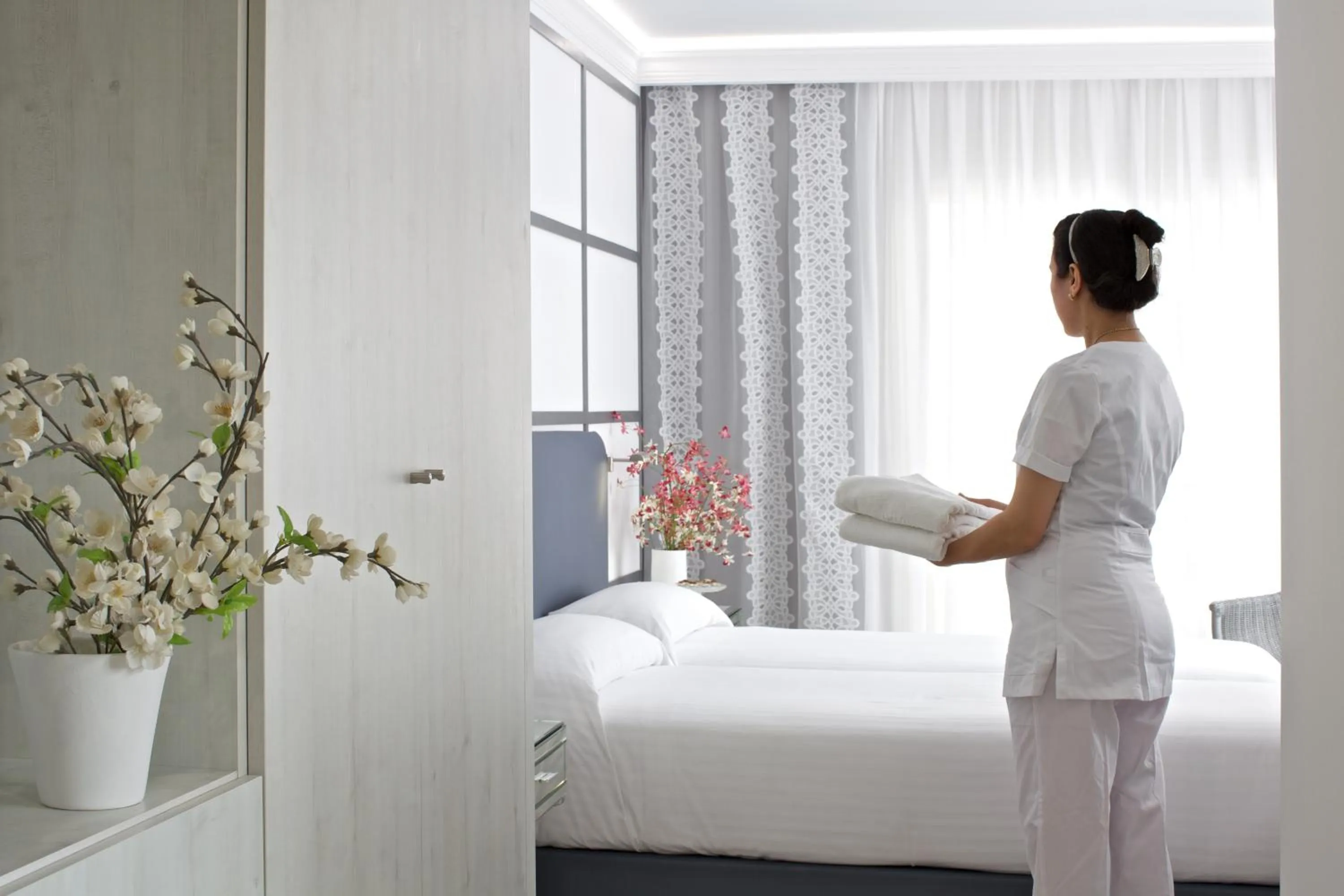 Staff, Bed in Hotel Rosamar