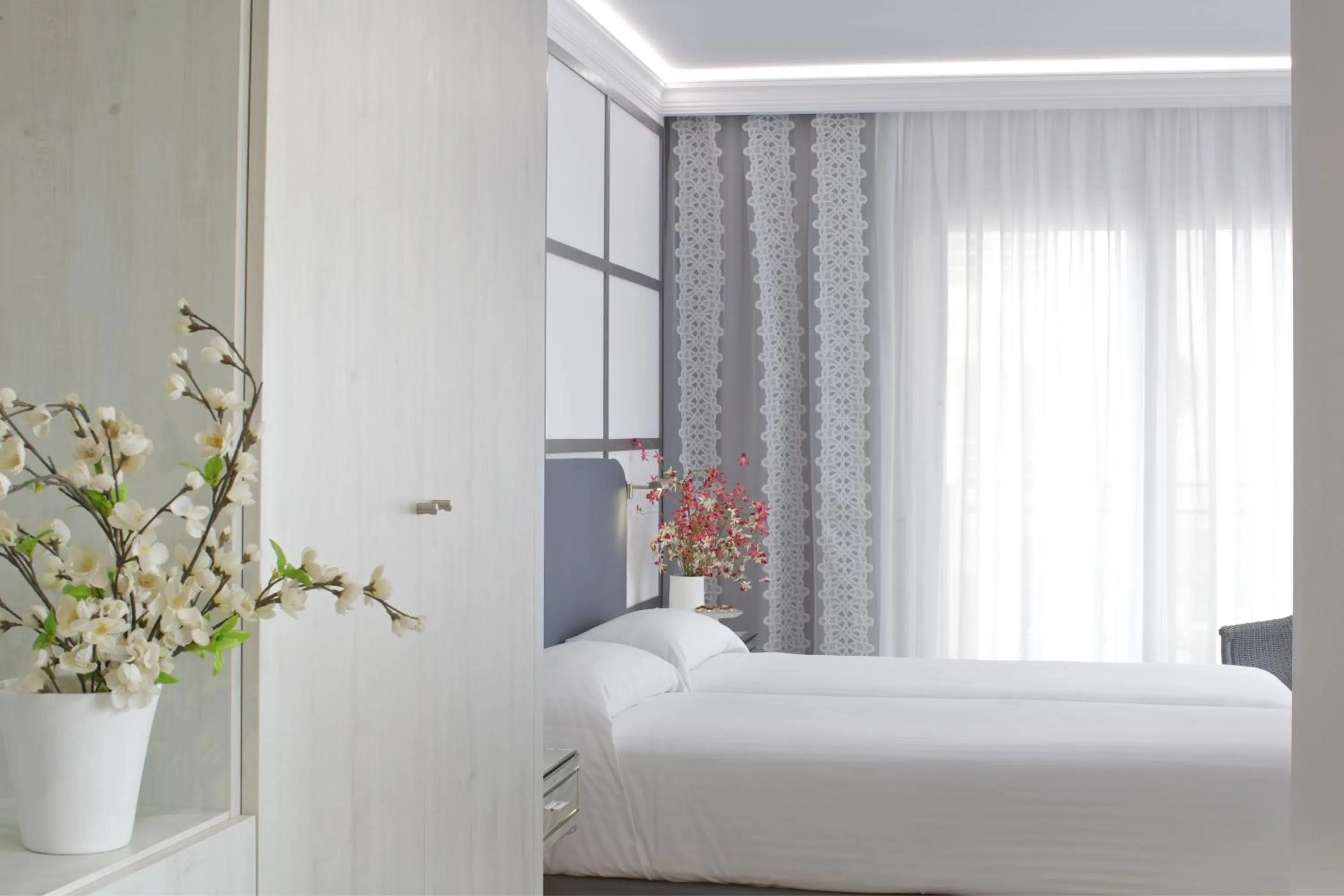 Bed in Hotel Rosamar