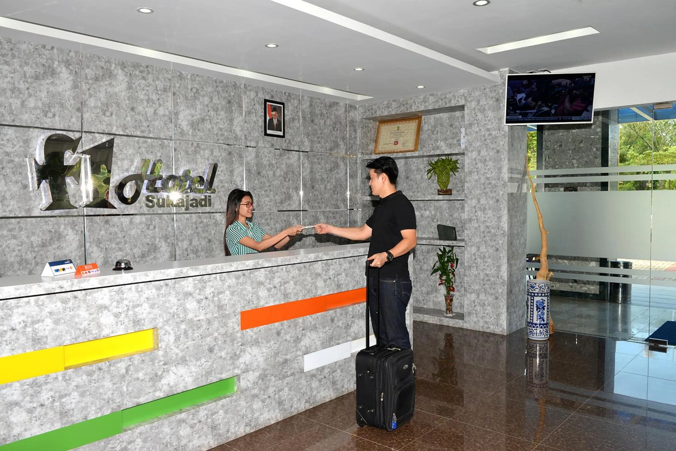 Lobby or reception in Fresh One Hotel