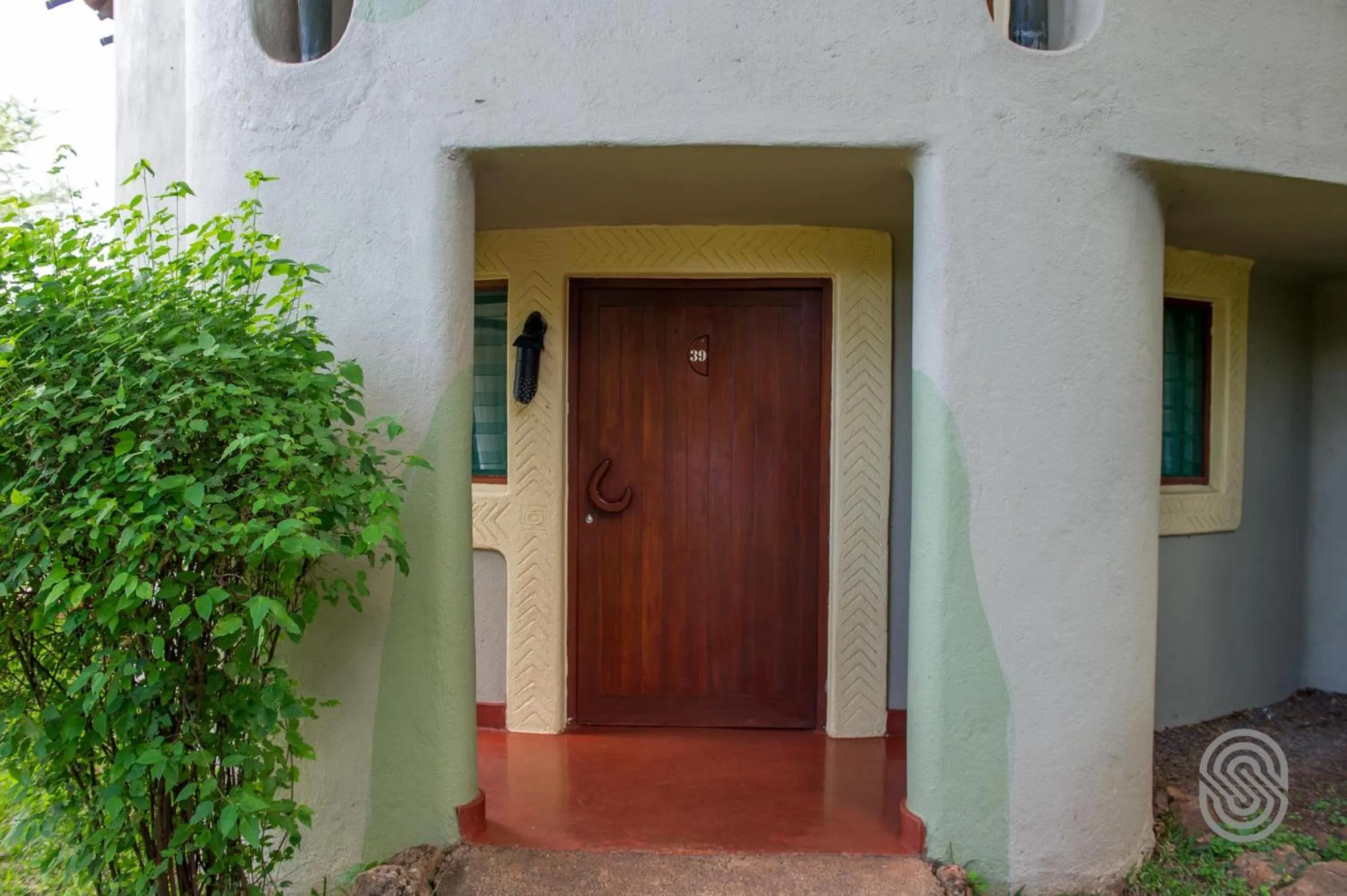 Patio in Lake Manyara Serena Safari Lodge