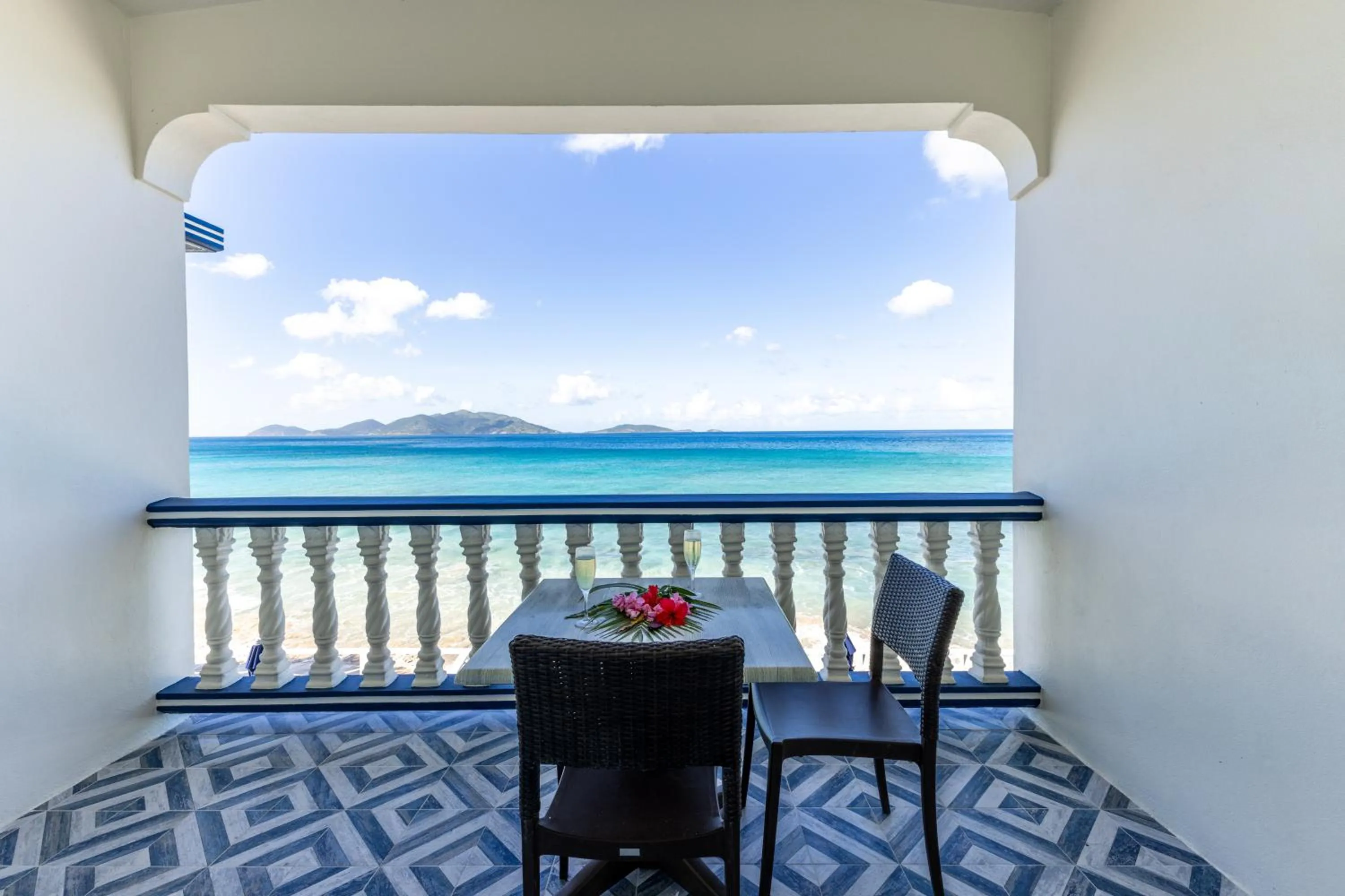 Balcony/Terrace in Sebastian's on the beach hotel