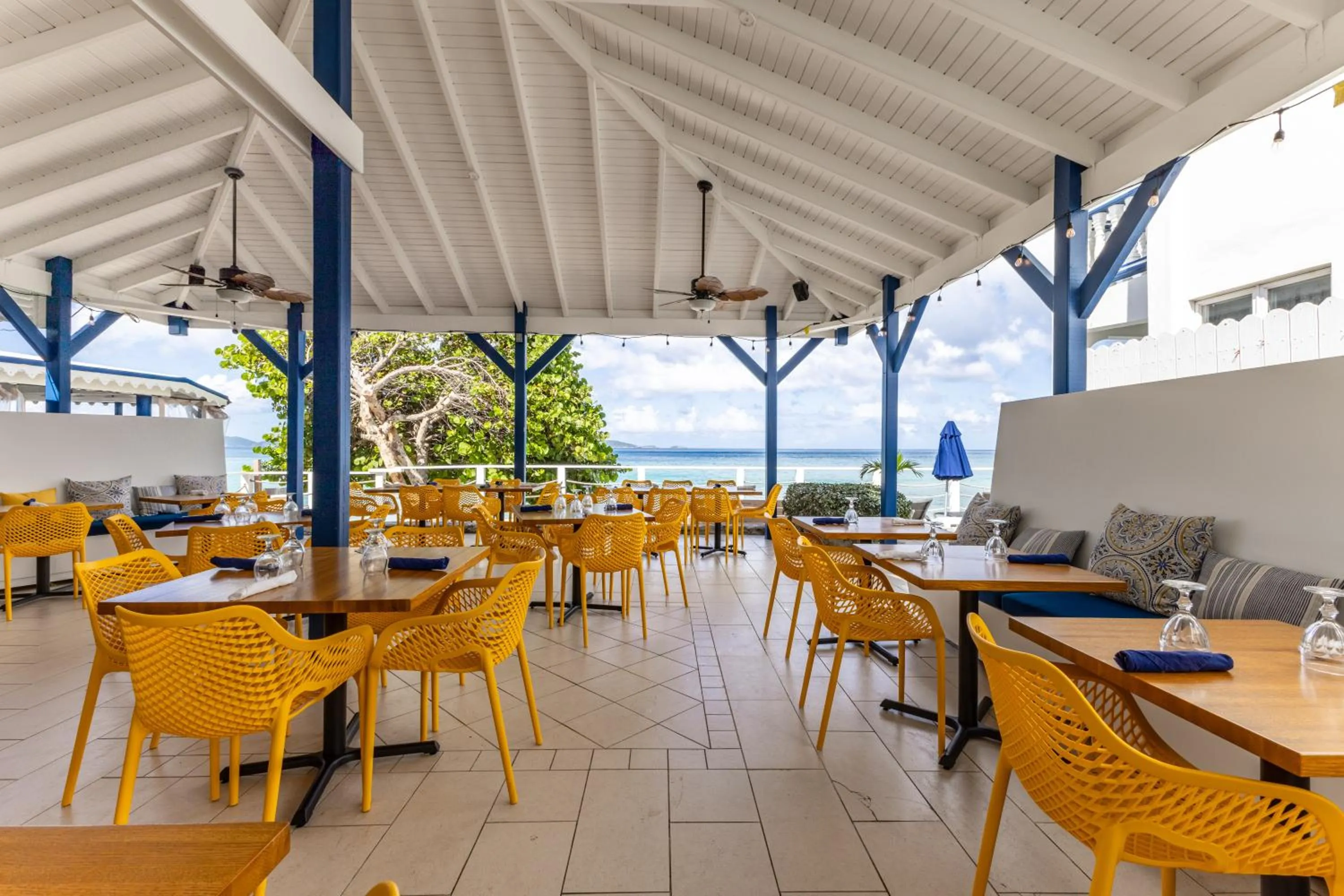 Restaurant/places to eat in Sebastian's on the beach hotel