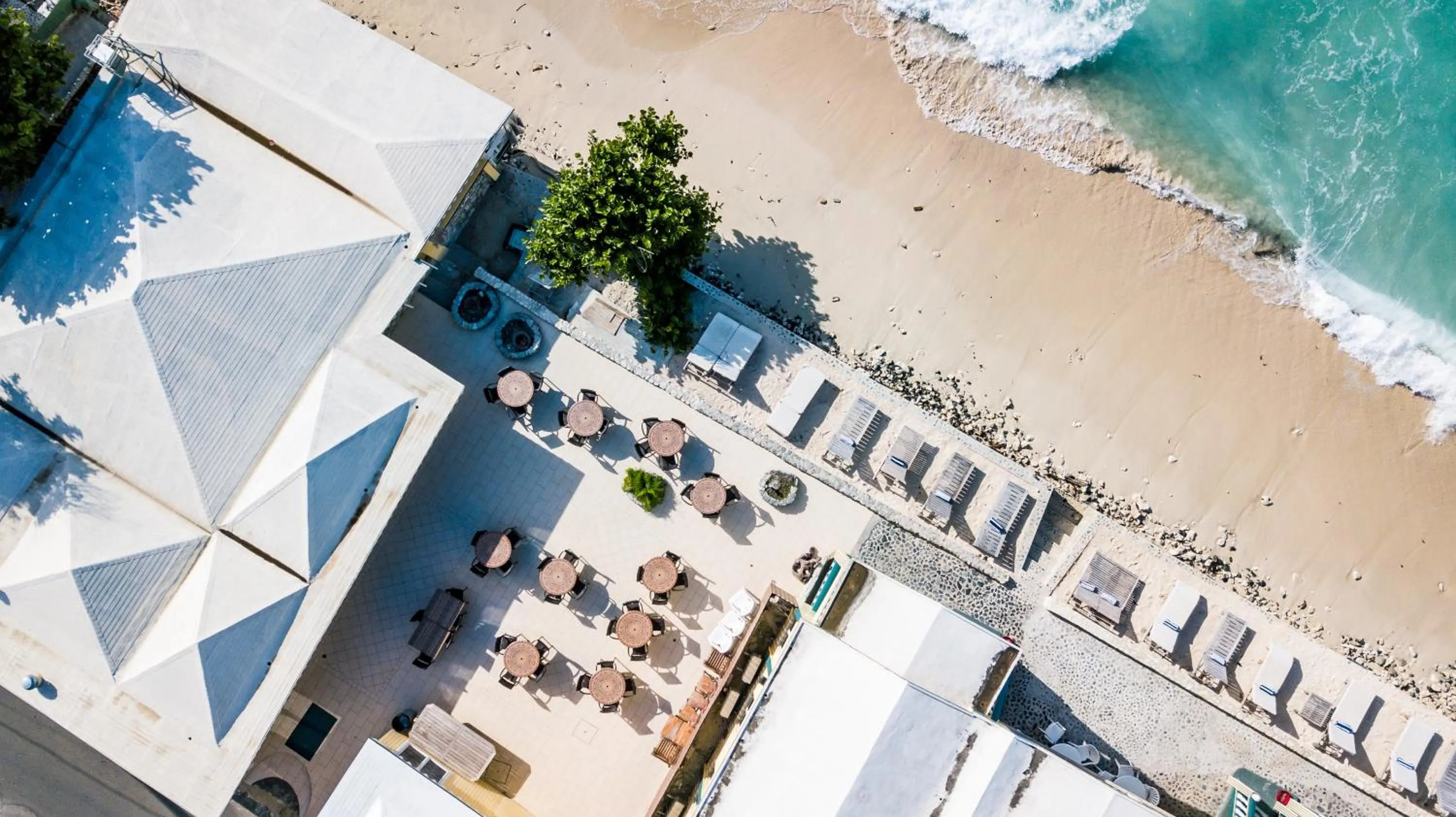 Property building in Sebastian's on the beach hotel