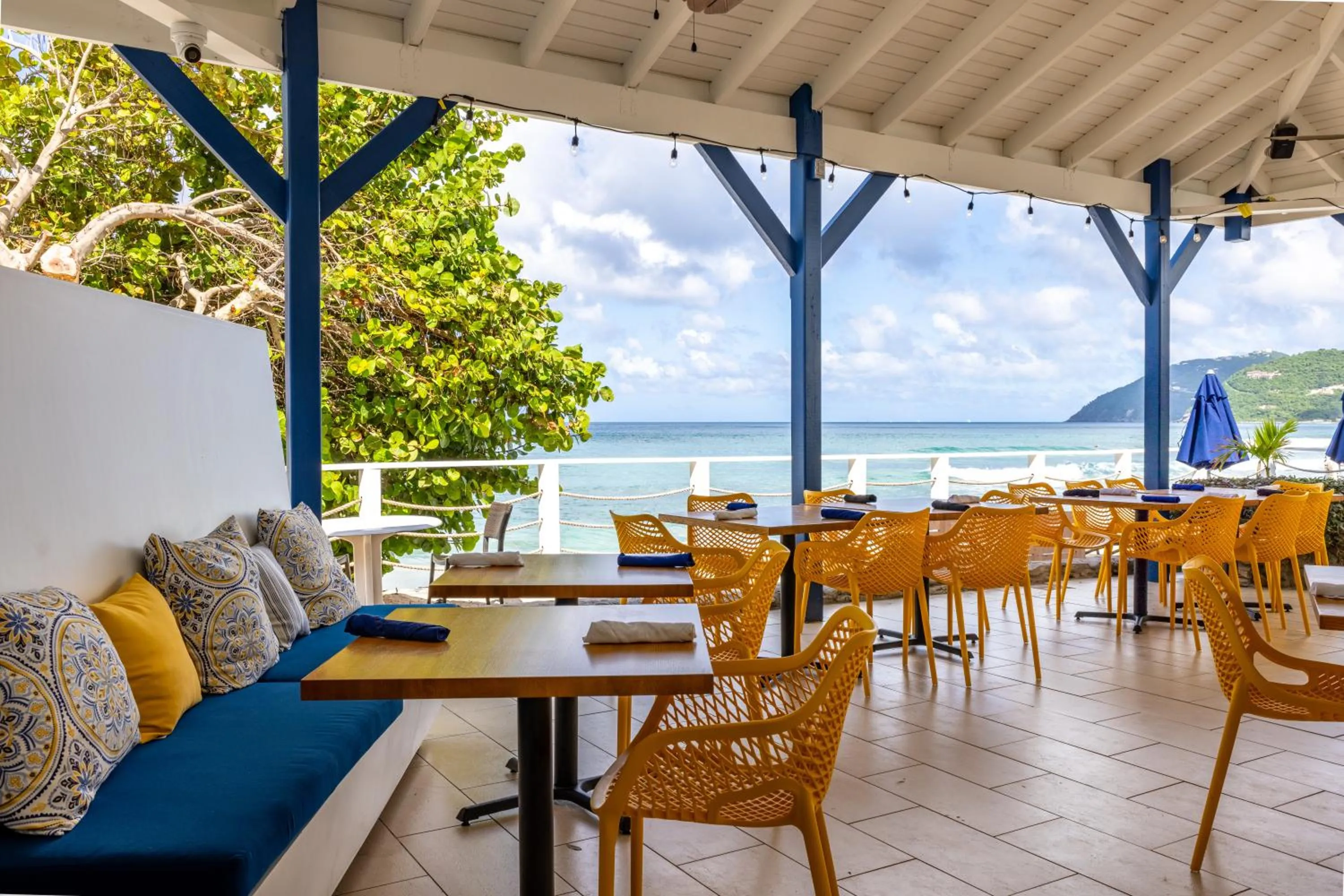 Restaurant/places to eat in Sebastian's on the beach hotel