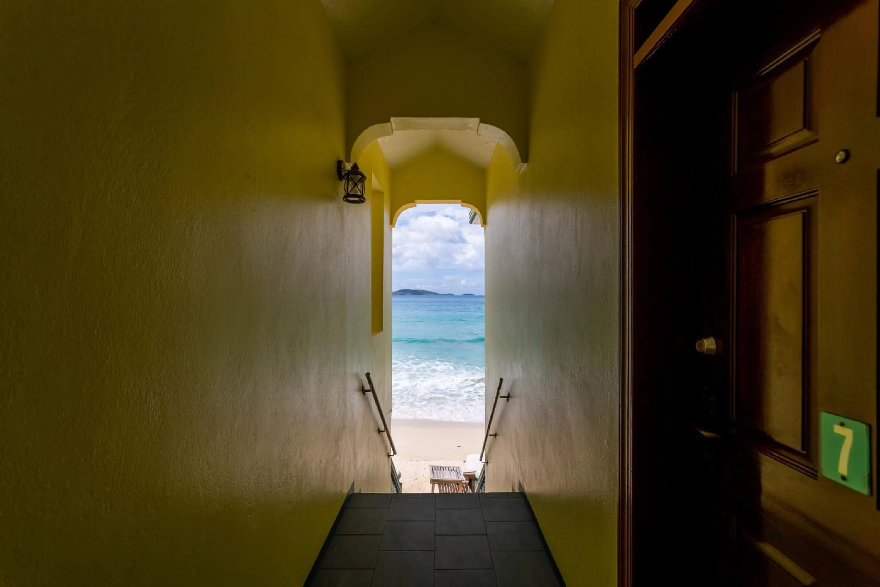 Sea view in Sebastian's on the beach hotel