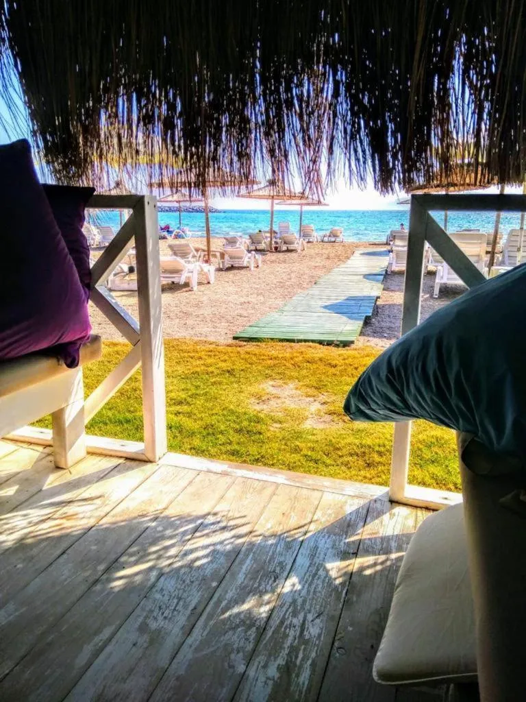 Garden in Marpessa Blue Beach Resort & SPA Hotel