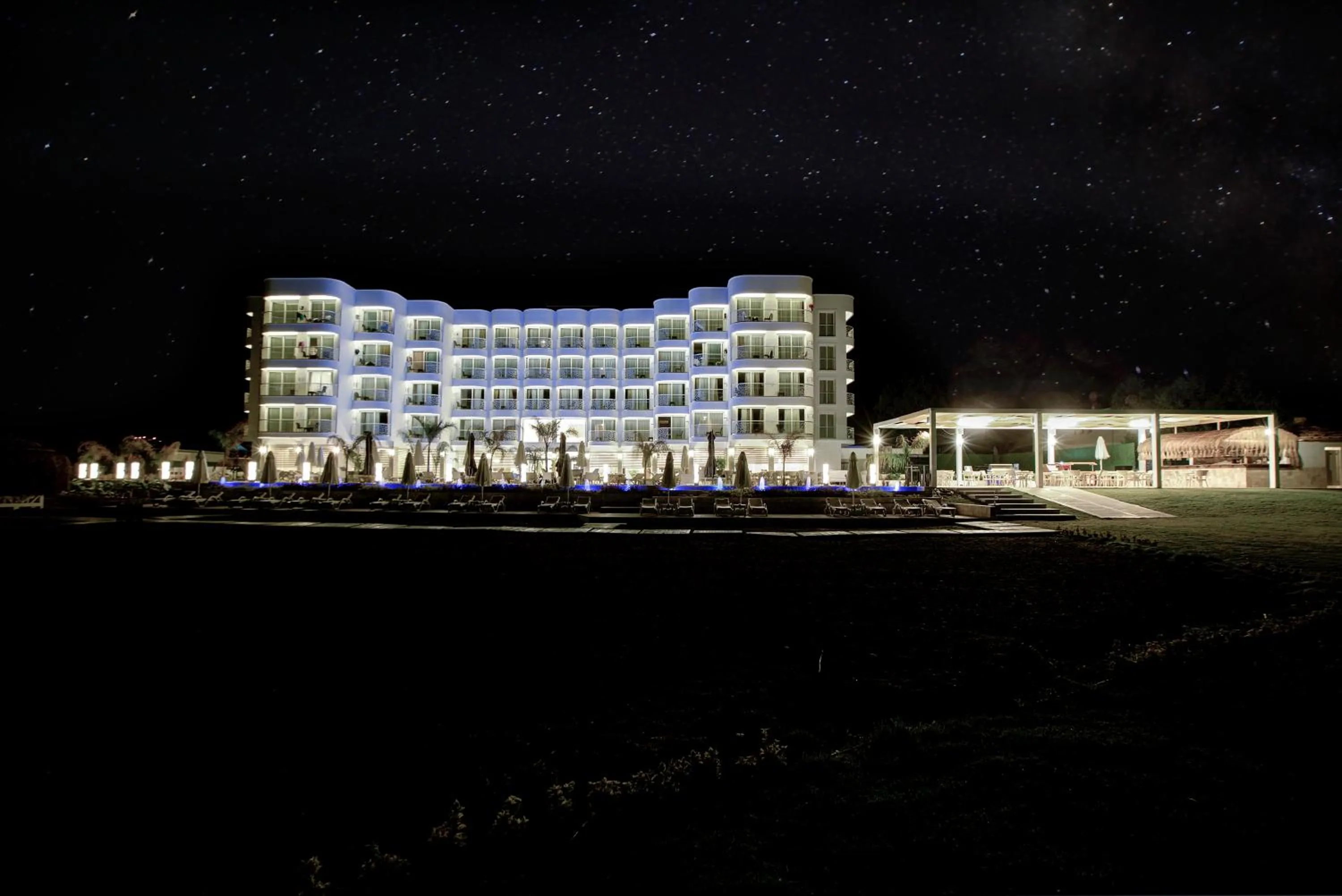 Facade/entrance in Marpessa Blue Beach Resort & SPA Hotel
