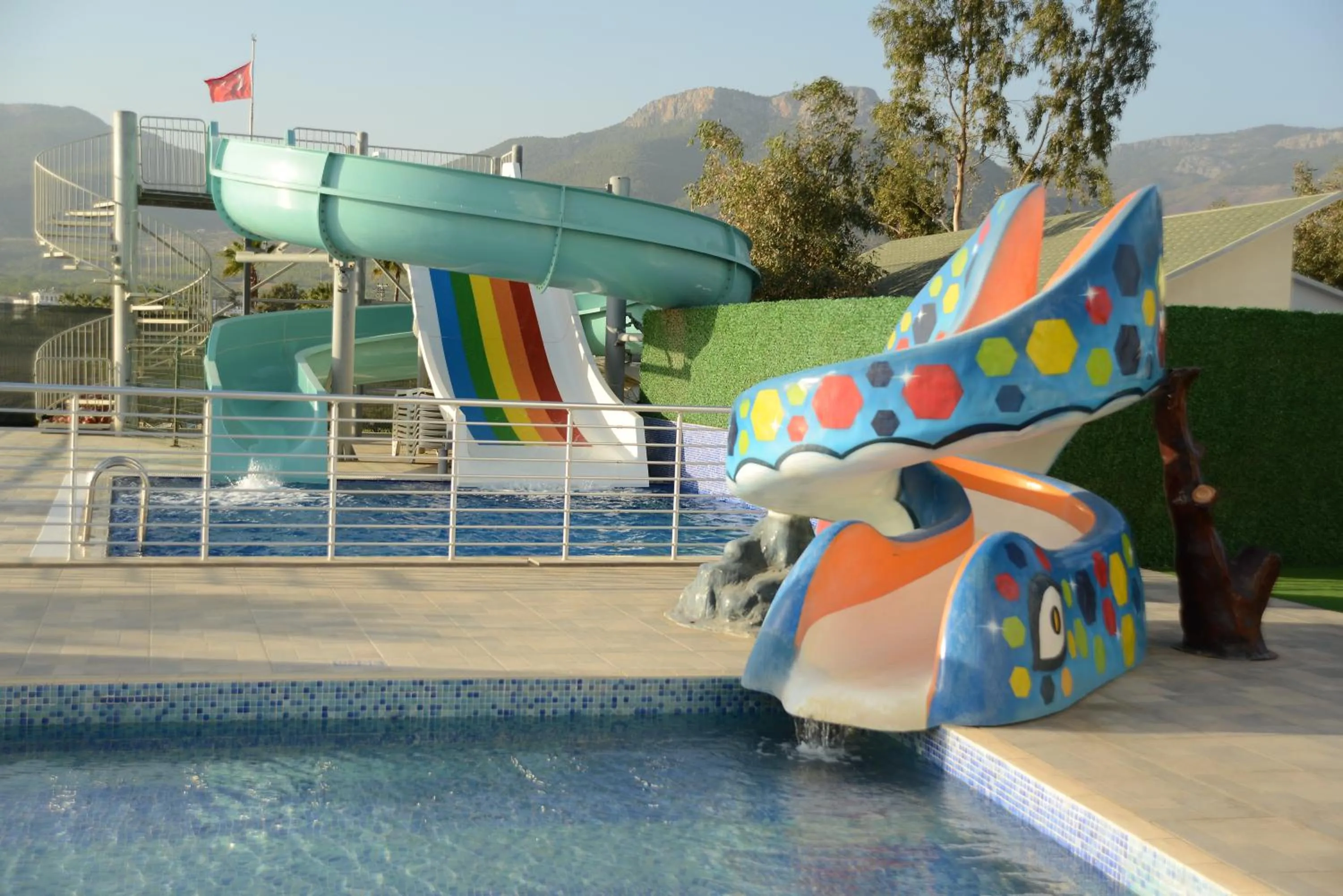 Children play ground in Marpessa Blue Beach Resort & SPA Hotel