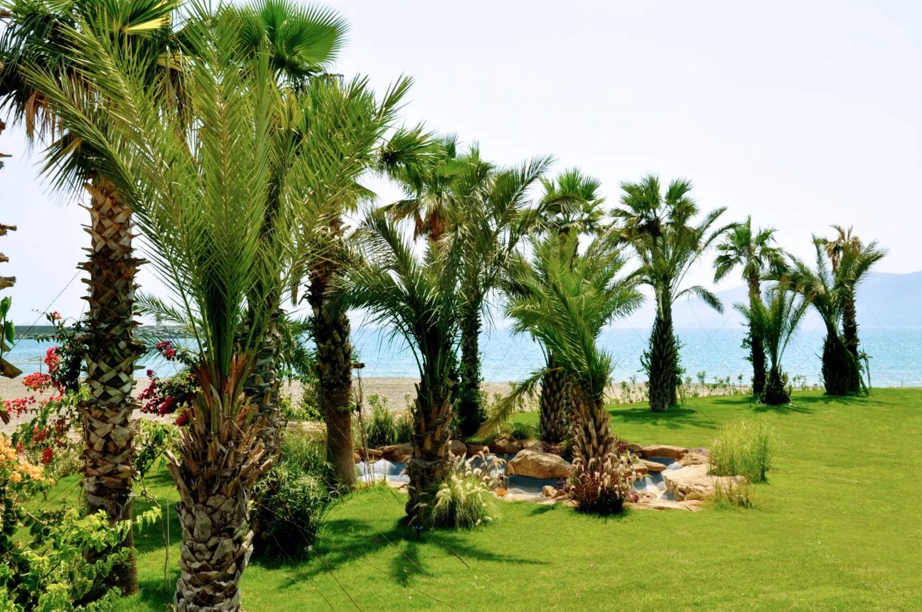 Garden in Marpessa Blue Beach Resort & SPA Hotel