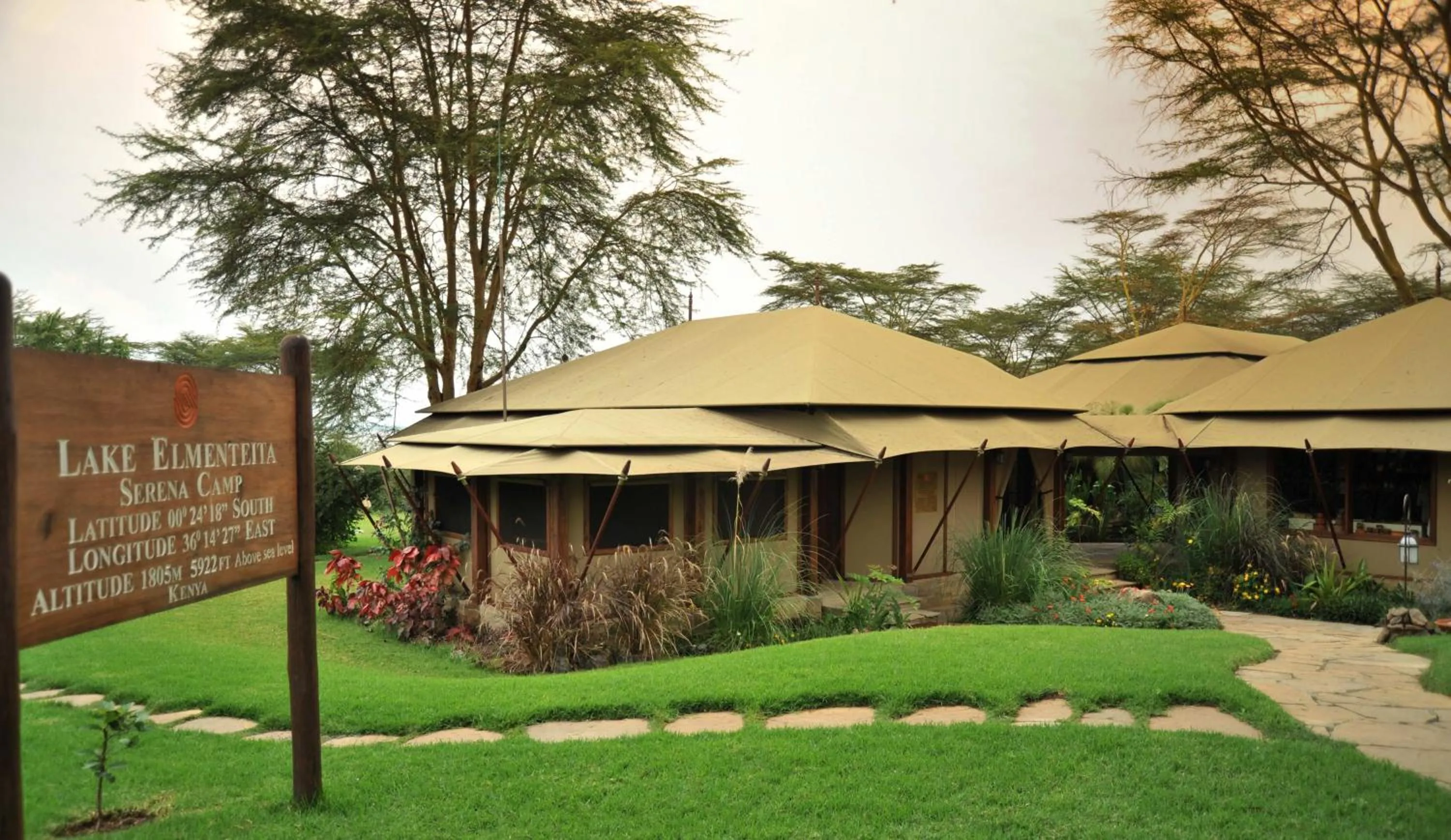 Facade/entrance in Lake Elmenteita Serena Camp