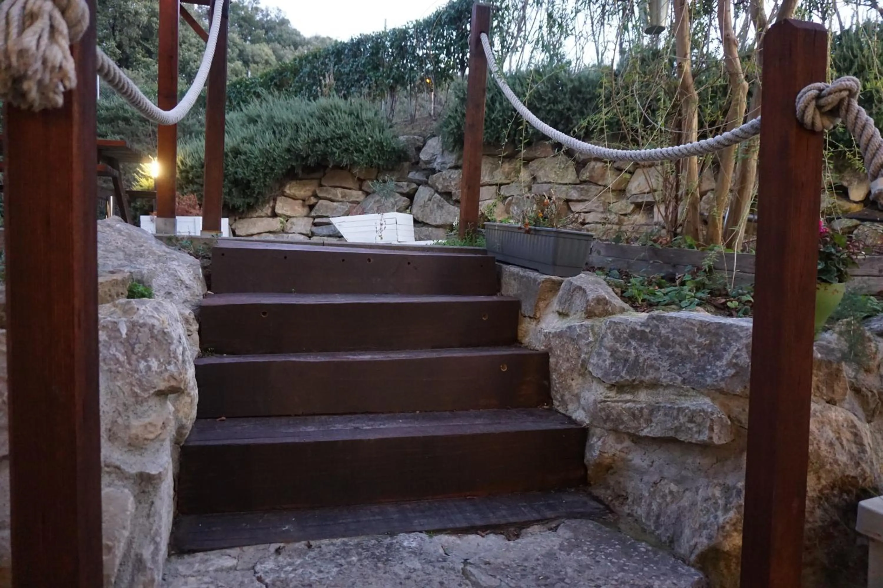 Garden view in Ibis Girona