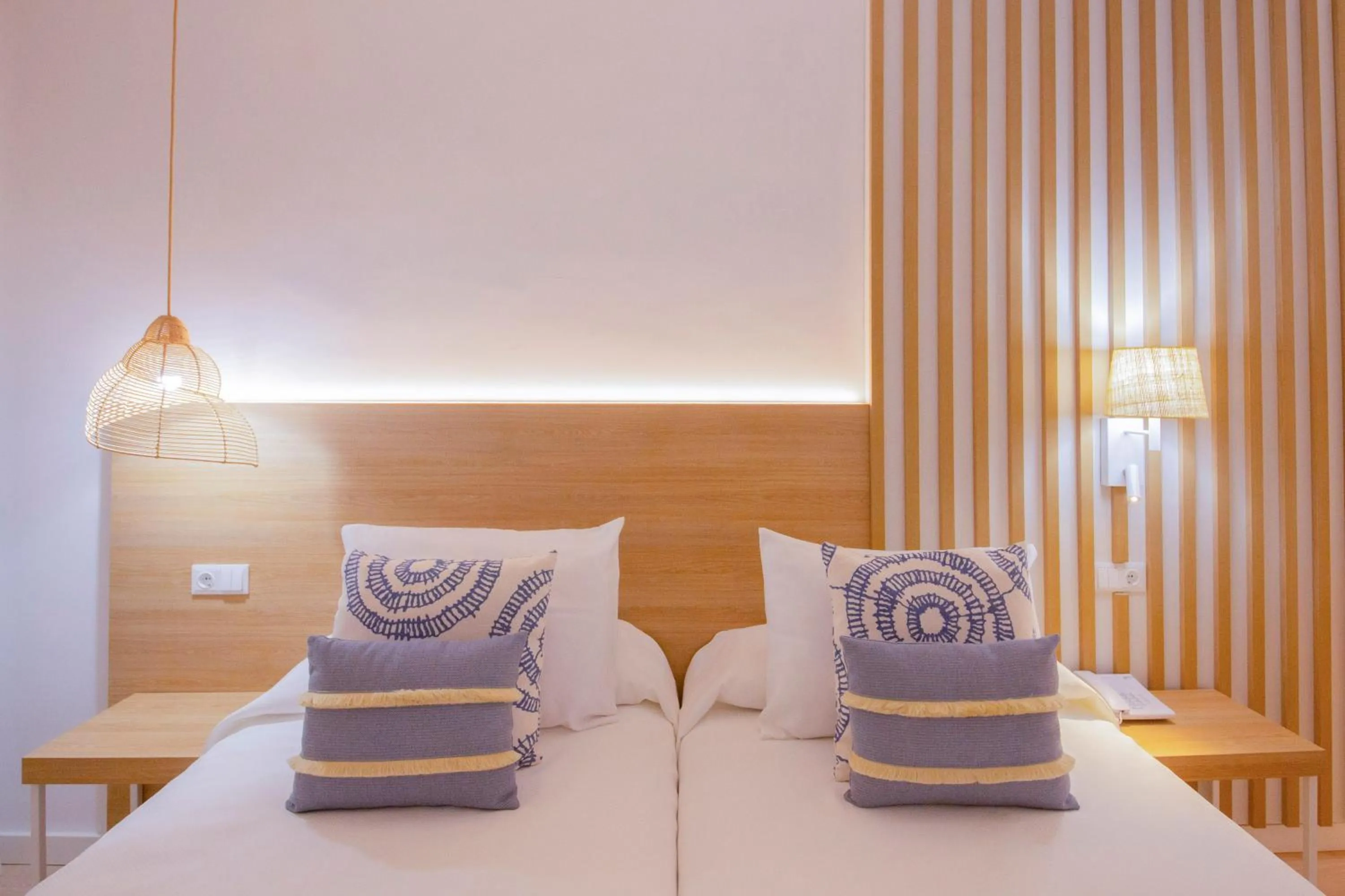 Bed in Hotel Cala Font