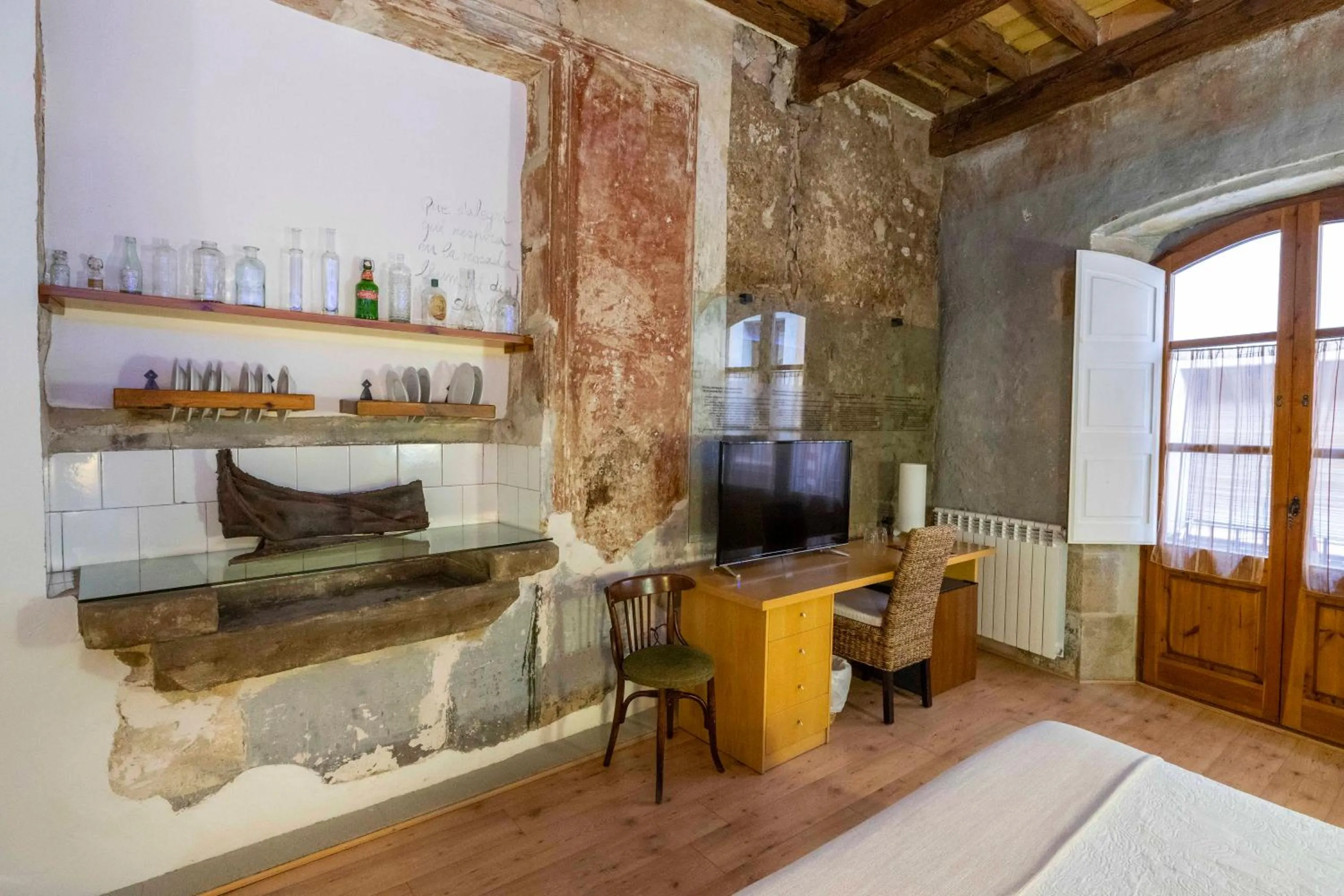 Seating area in Hotel La Freixera