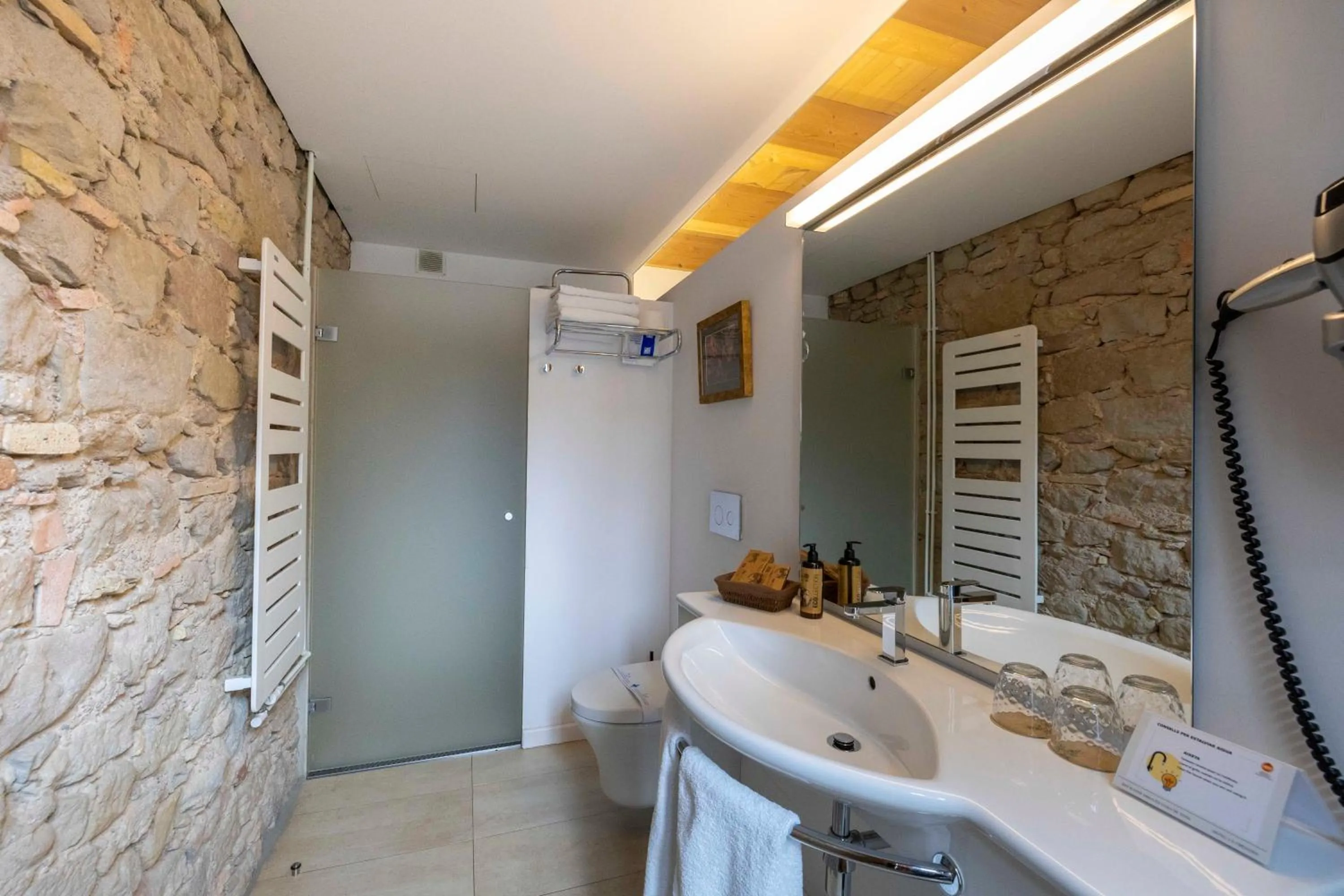 Toilet in Hotel La Freixera