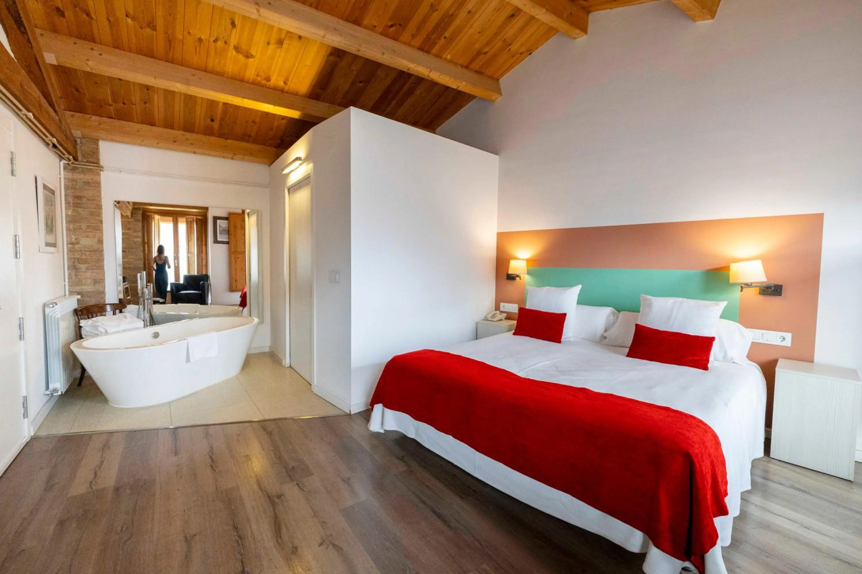 Bed in Hotel La Freixera