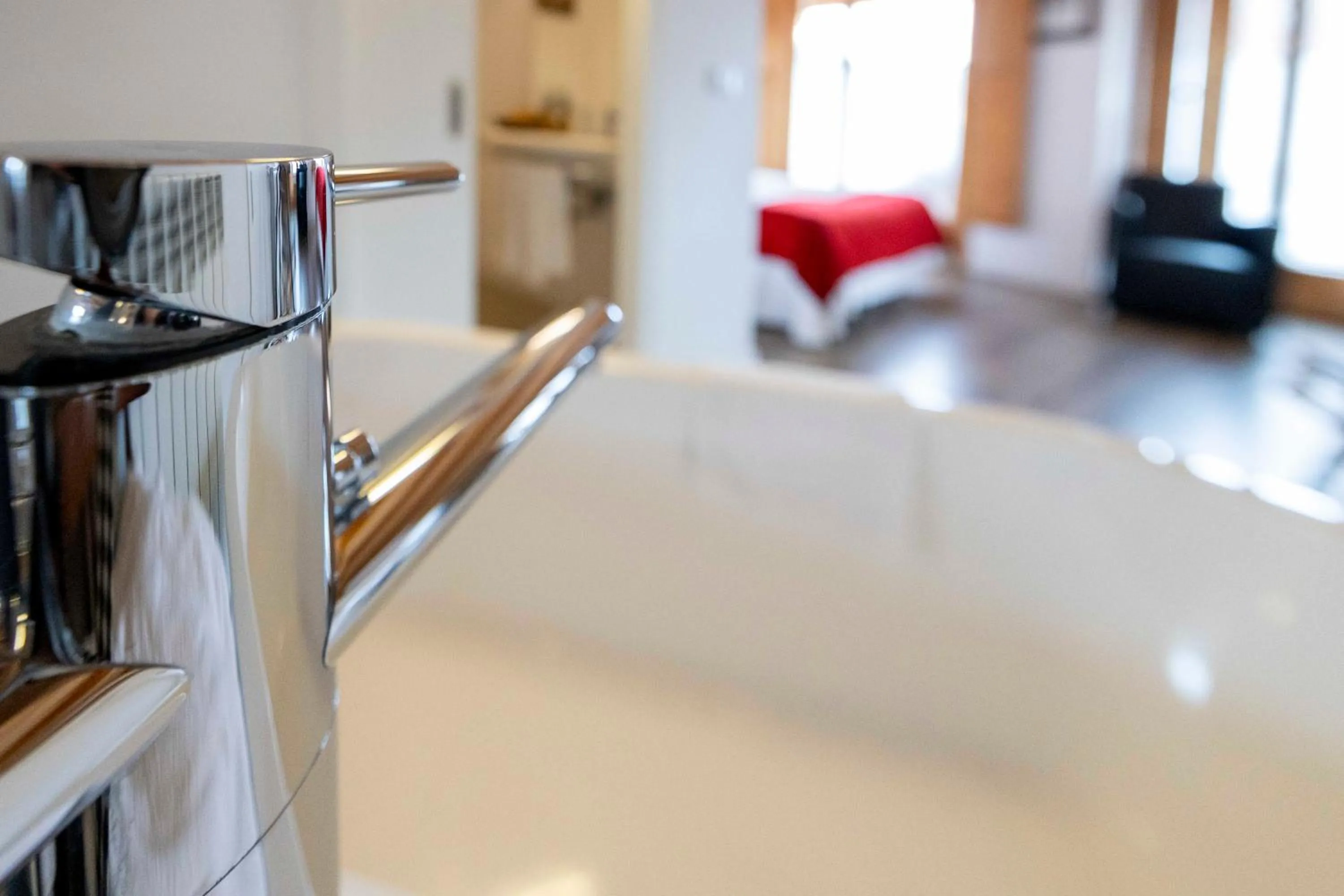 Bath, Bed in Hotel La Freixera