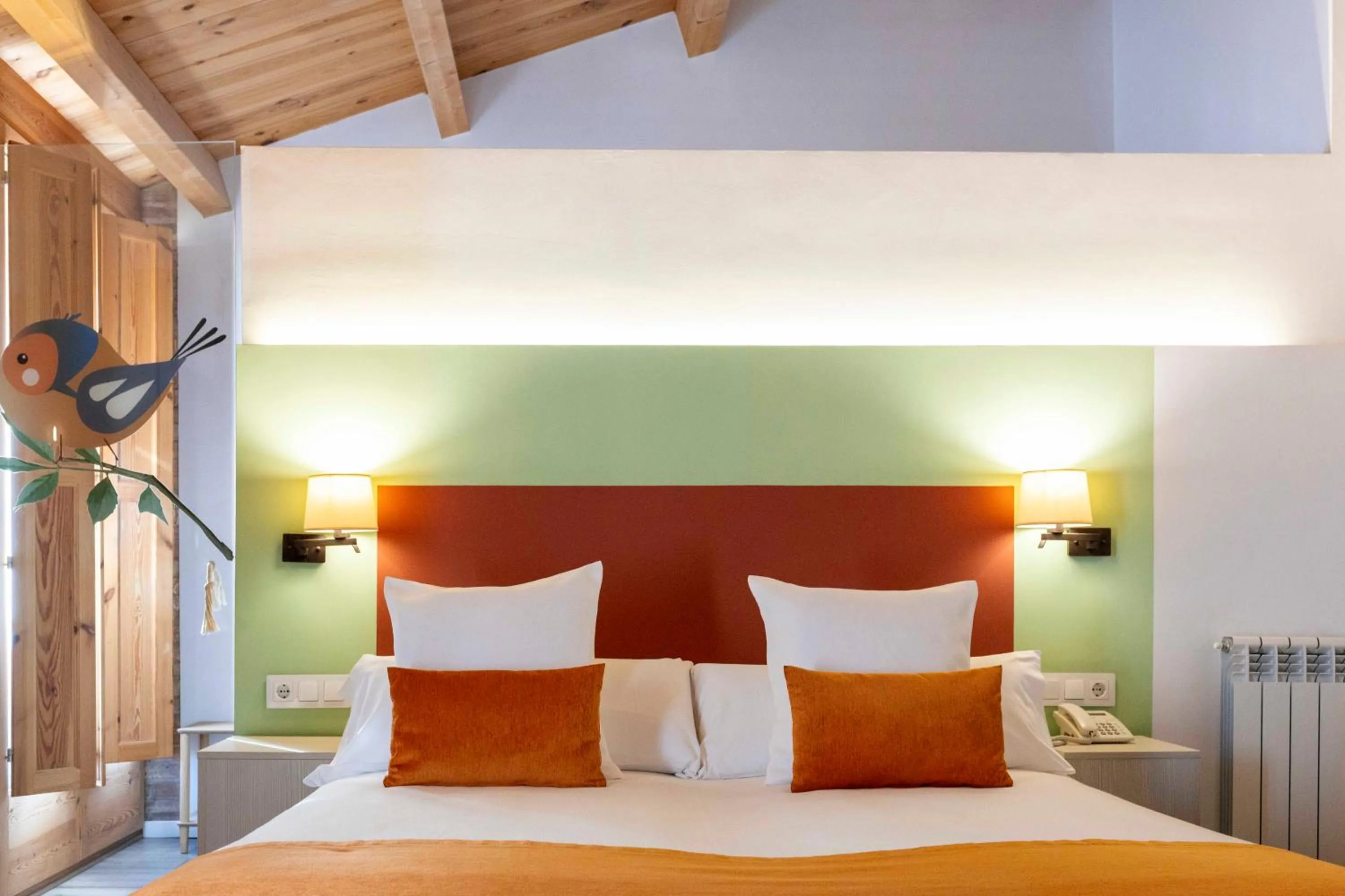 Bed in Hotel La Freixera