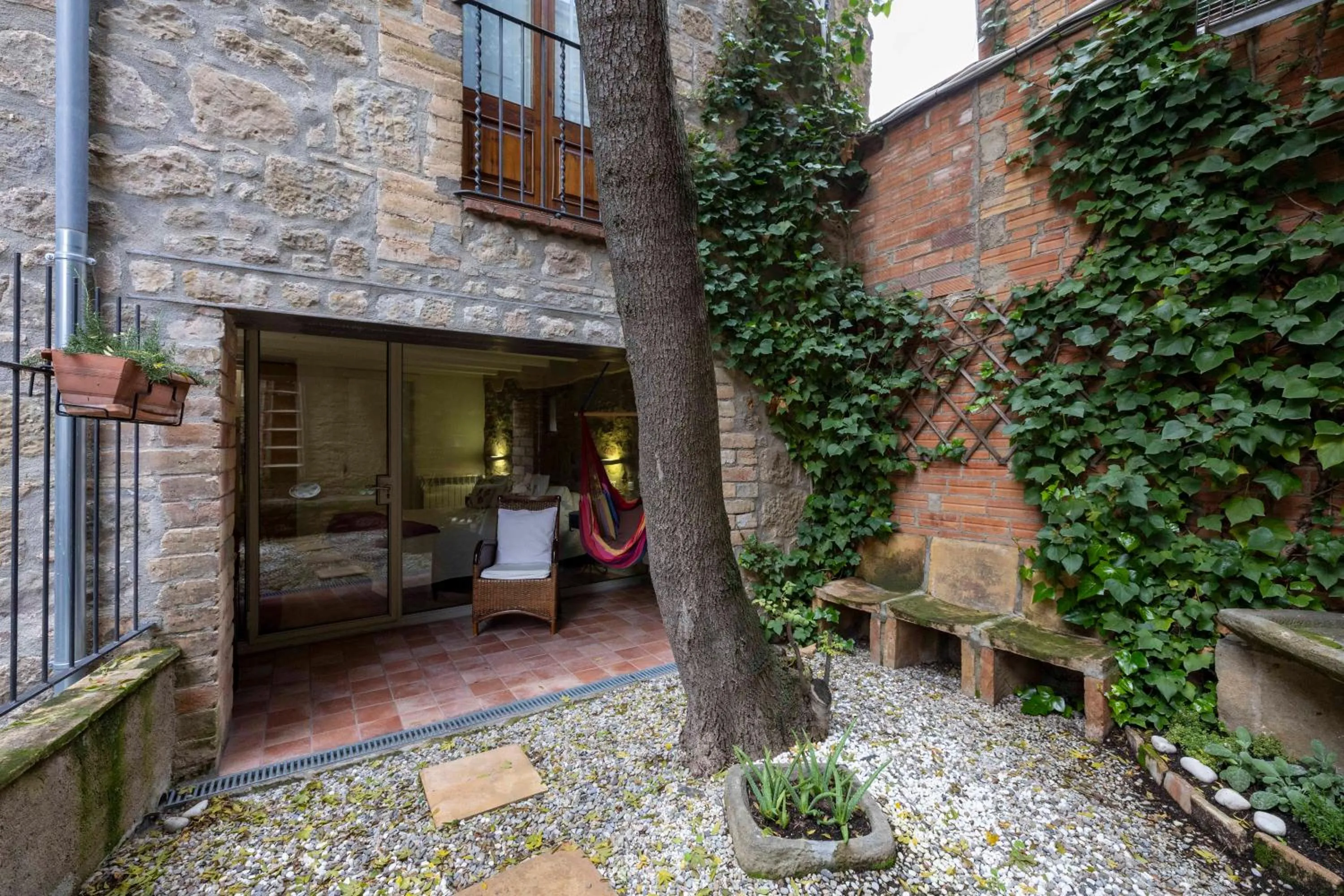 Patio in Hotel La Freixera