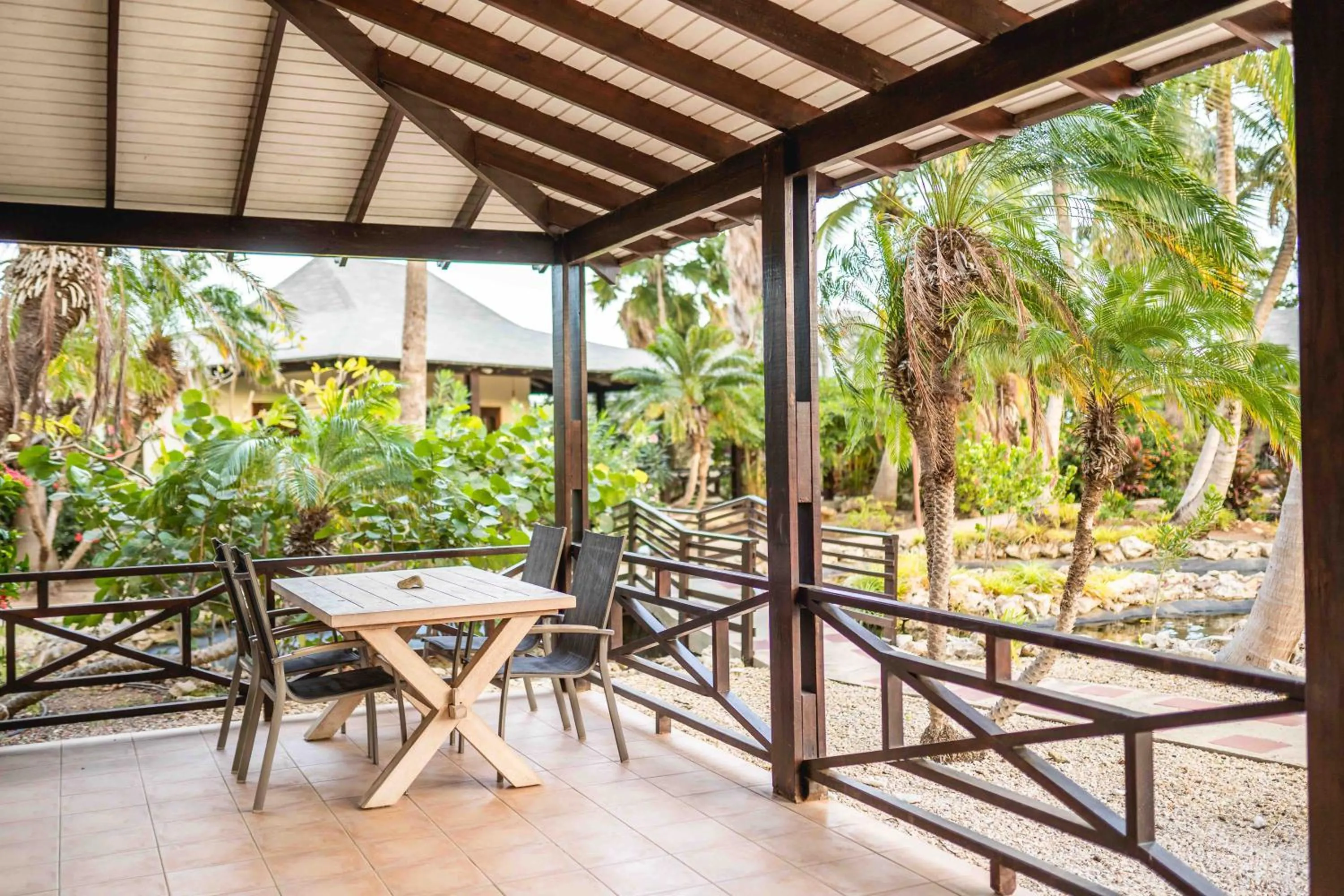 Patio in Captain Don's Habitat