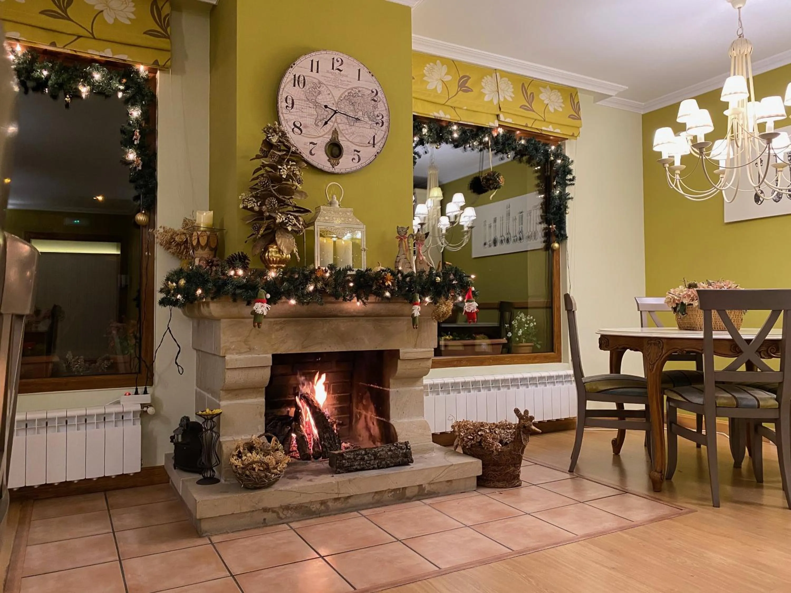 Living room in Posada El Corcal de Liébana