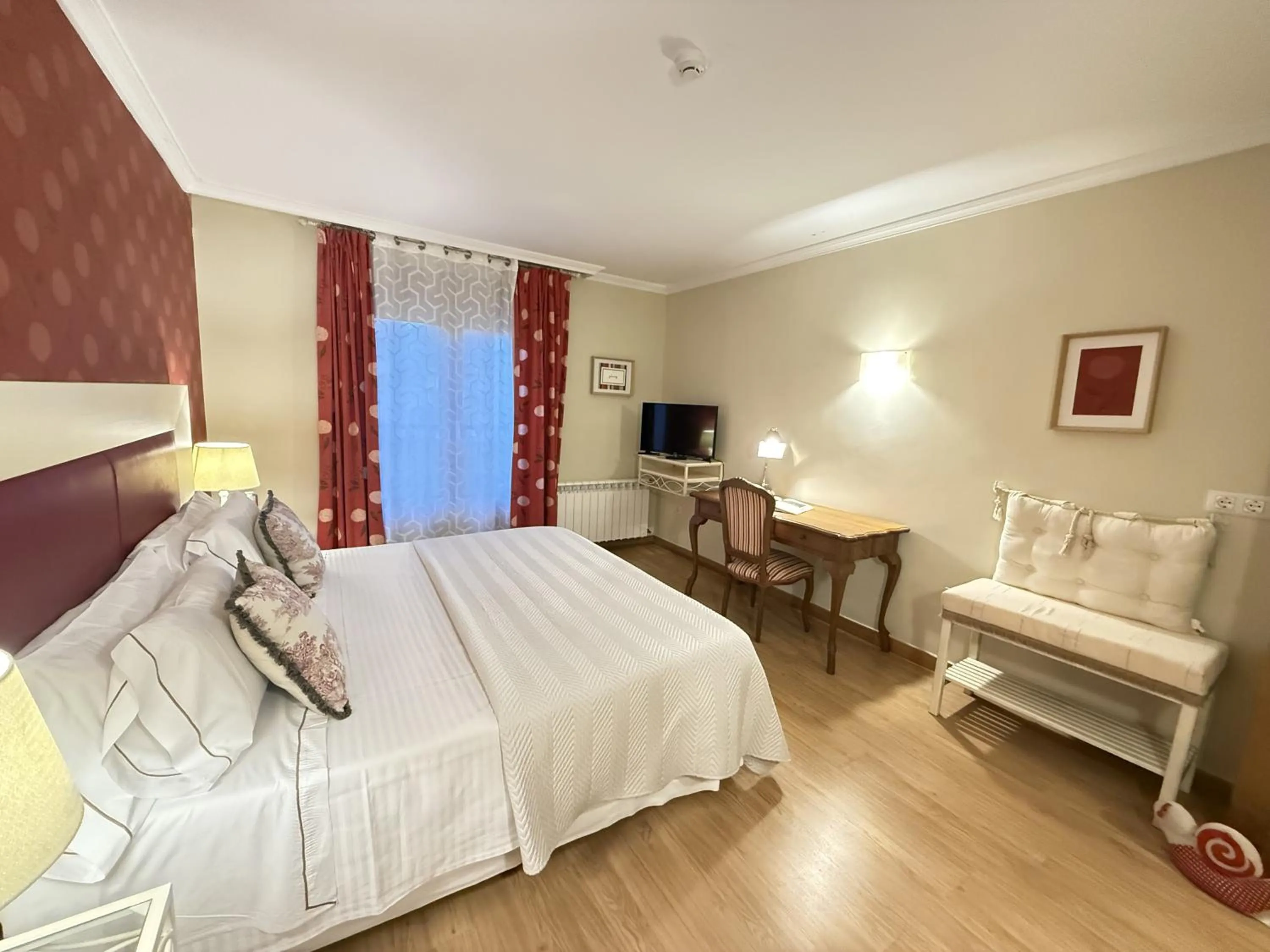 Bed in Posada El Corcal de Liébana