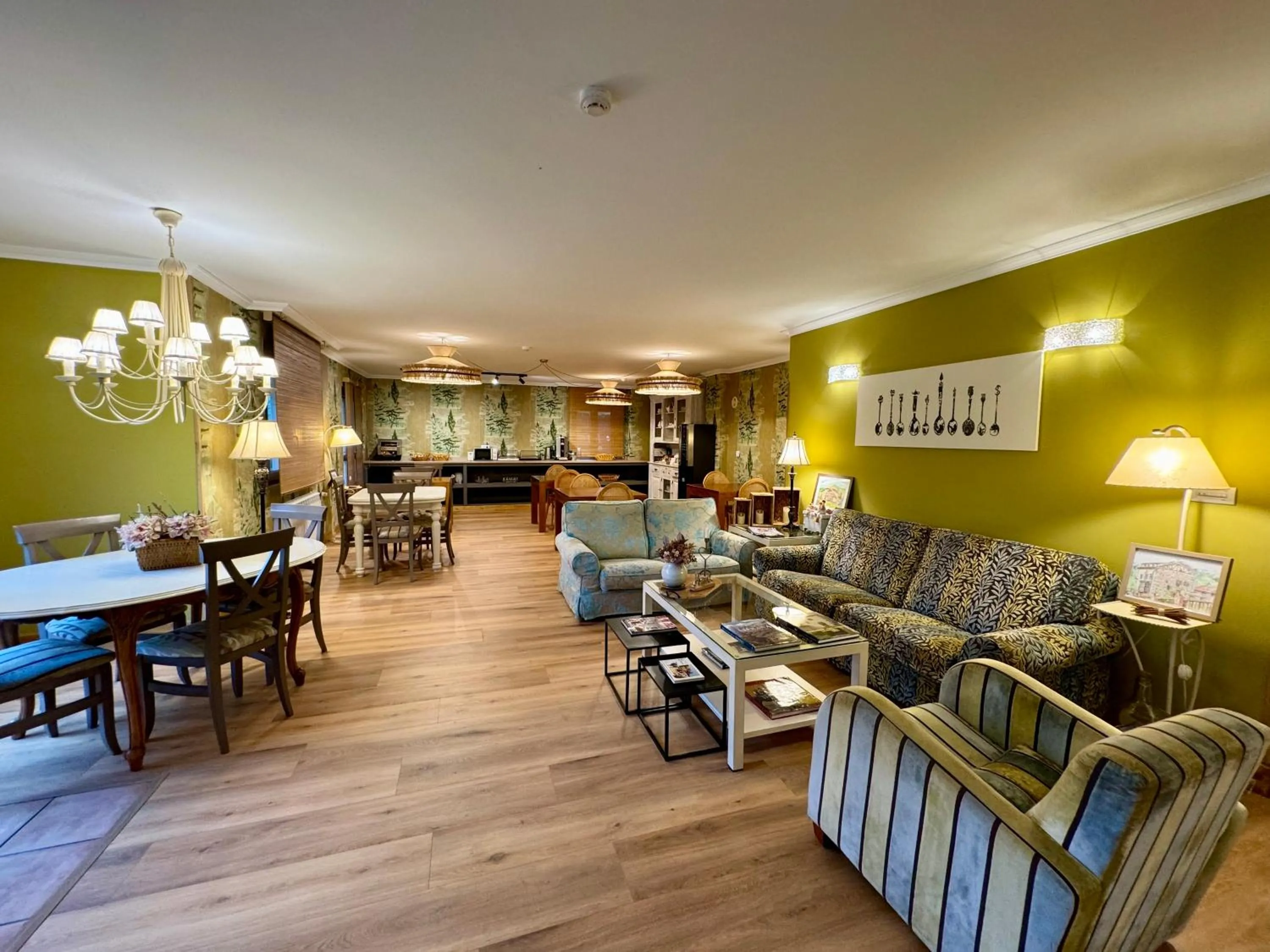 Living room in Posada El Corcal de Liébana