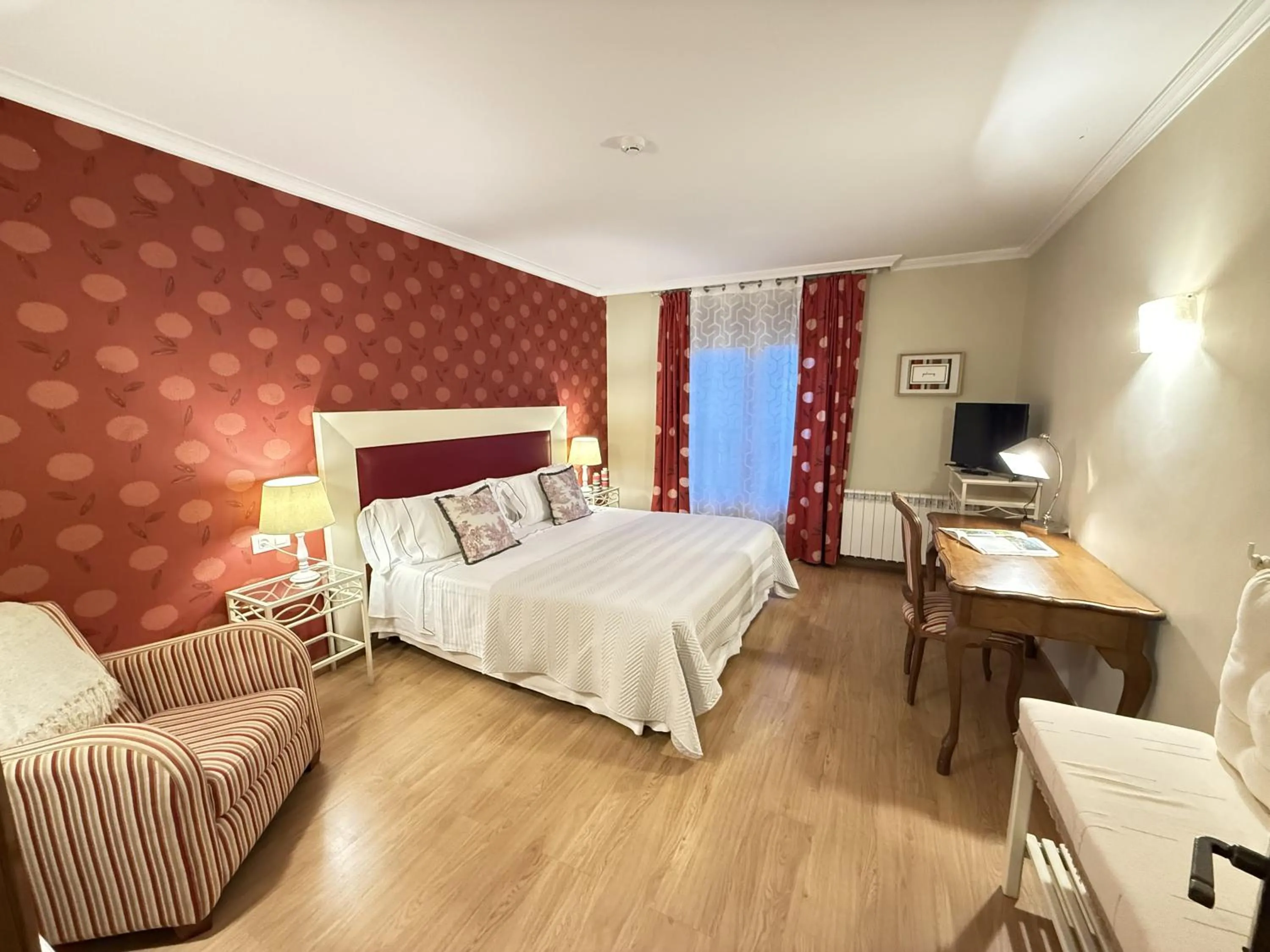 Bed in Posada El Corcal de Liébana