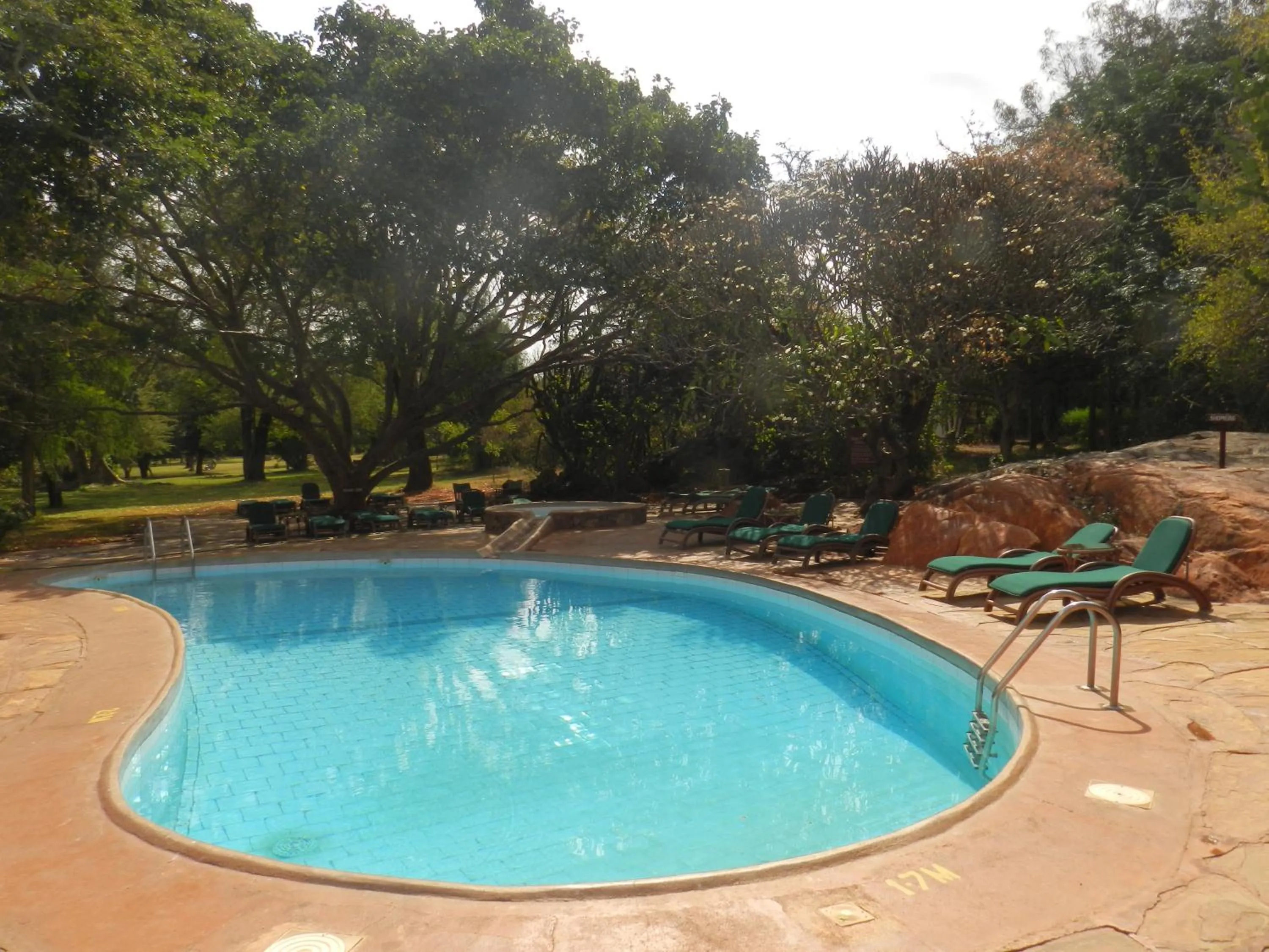 Pool view in Kilaguni Serena Safari Lodge