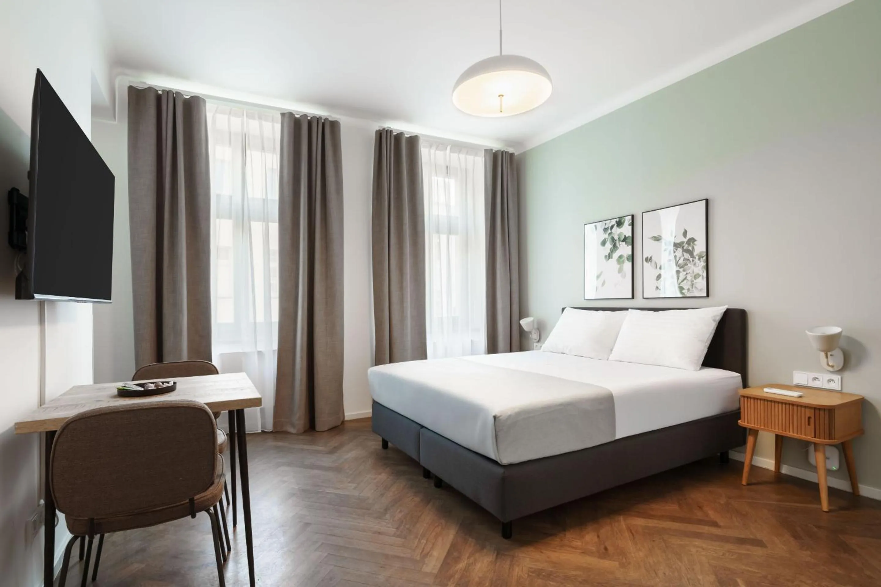 Bed in Limehome Prague Halkova
