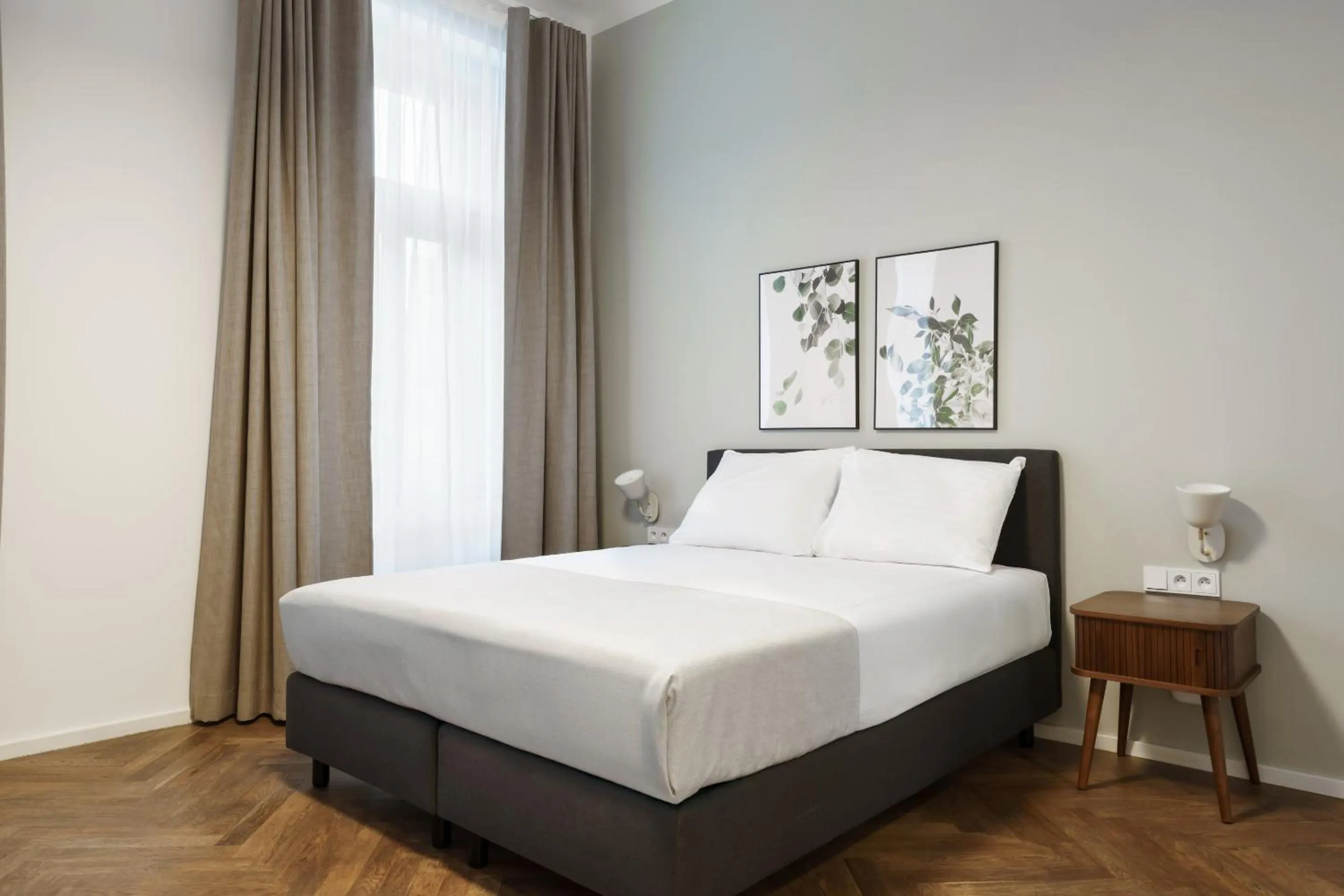 Bed in Limehome Prague Halkova