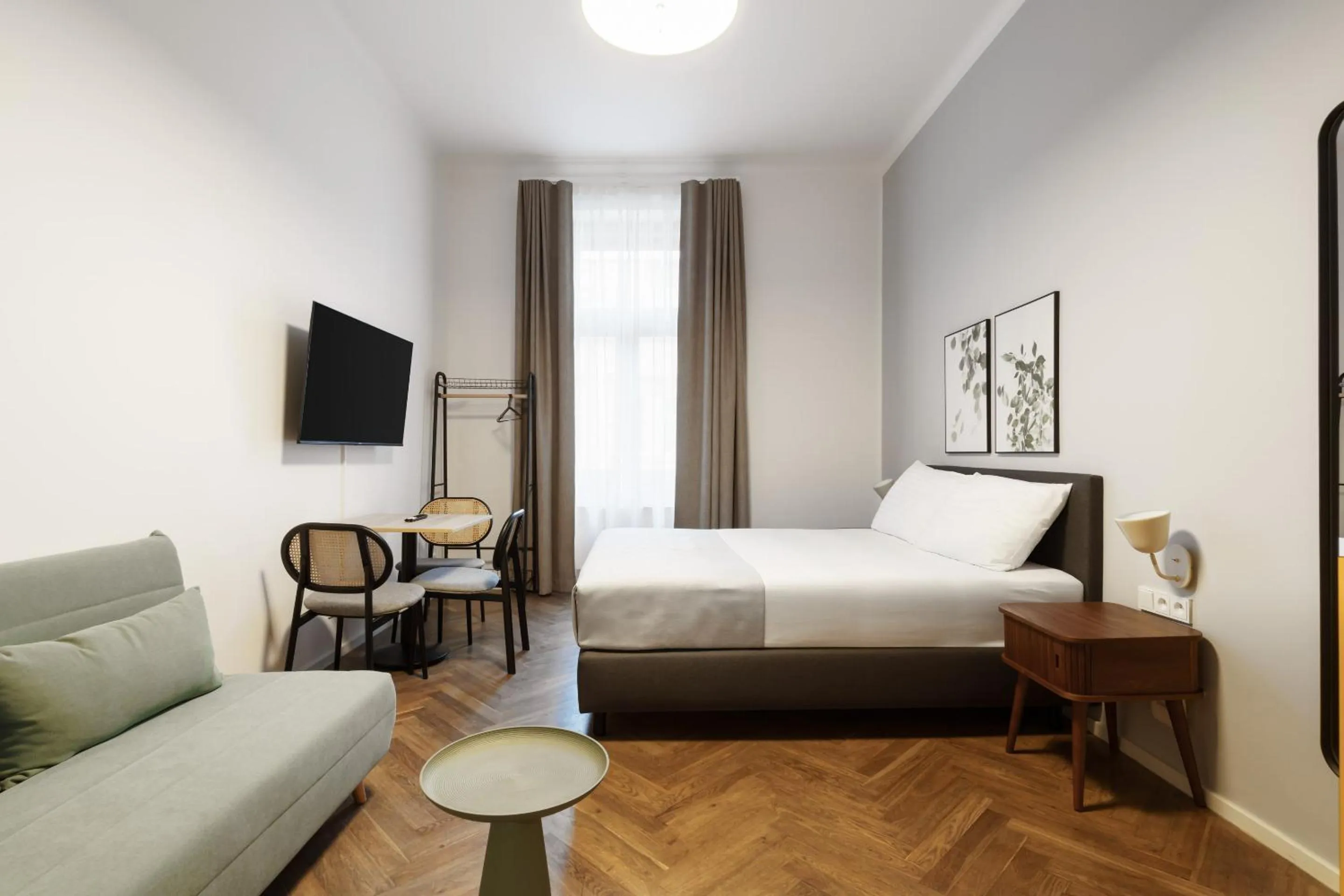 Bed in Limehome Prague Halkova