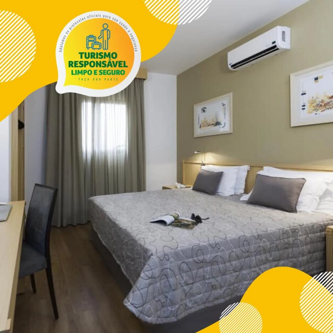 Photo of the whole room, Bed in Matiz Jaguariúna