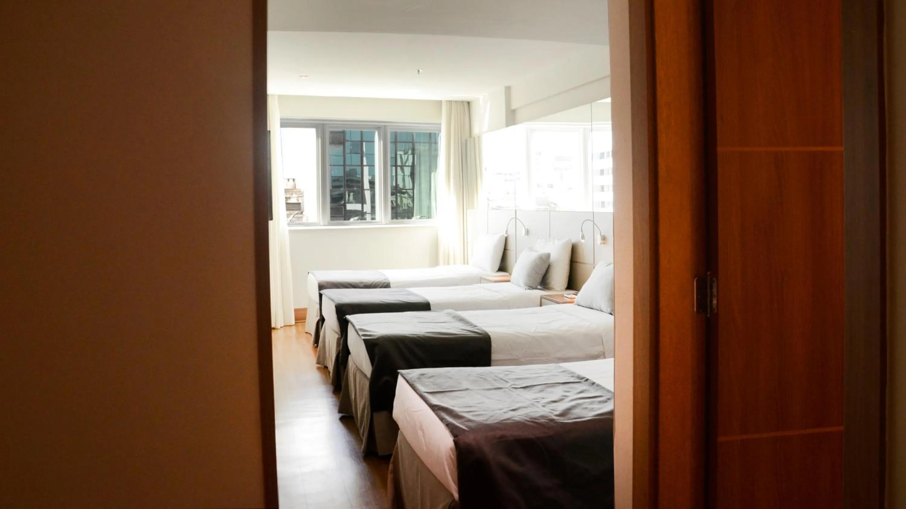 Bedroom, Bed in Hotel Atlântico Travel Copacabana