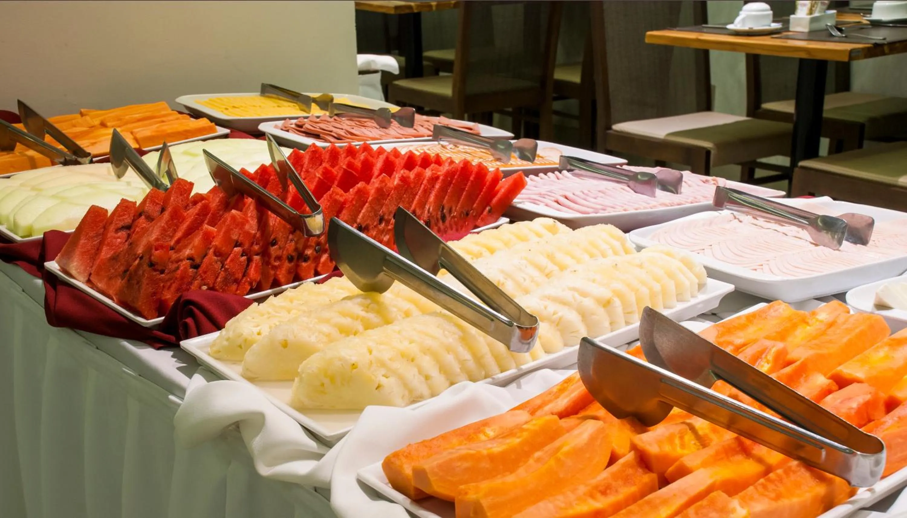 Continental breakfast in Hotel Atlântico Travel Copacabana