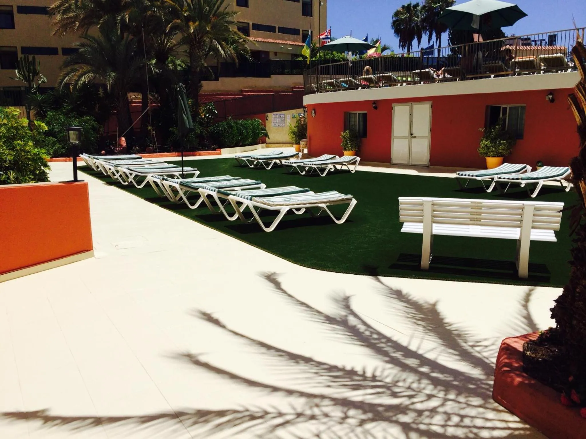 sunbed in Apartamentos Amazonas