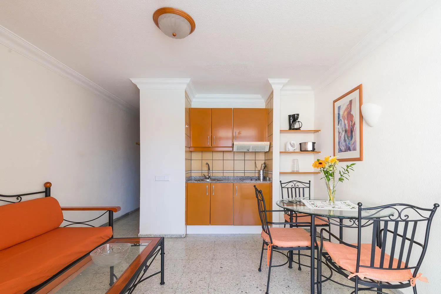 Kitchen or kitchenette in Apartamentos Amazonas